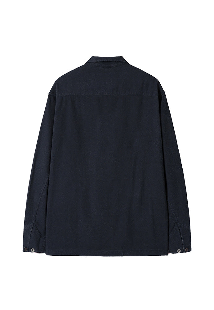 Art if acts - SILK NEP Work Jacket_Japanese Fabric (Deep Navy) product image 6 | TRAB K-Fashion Australia