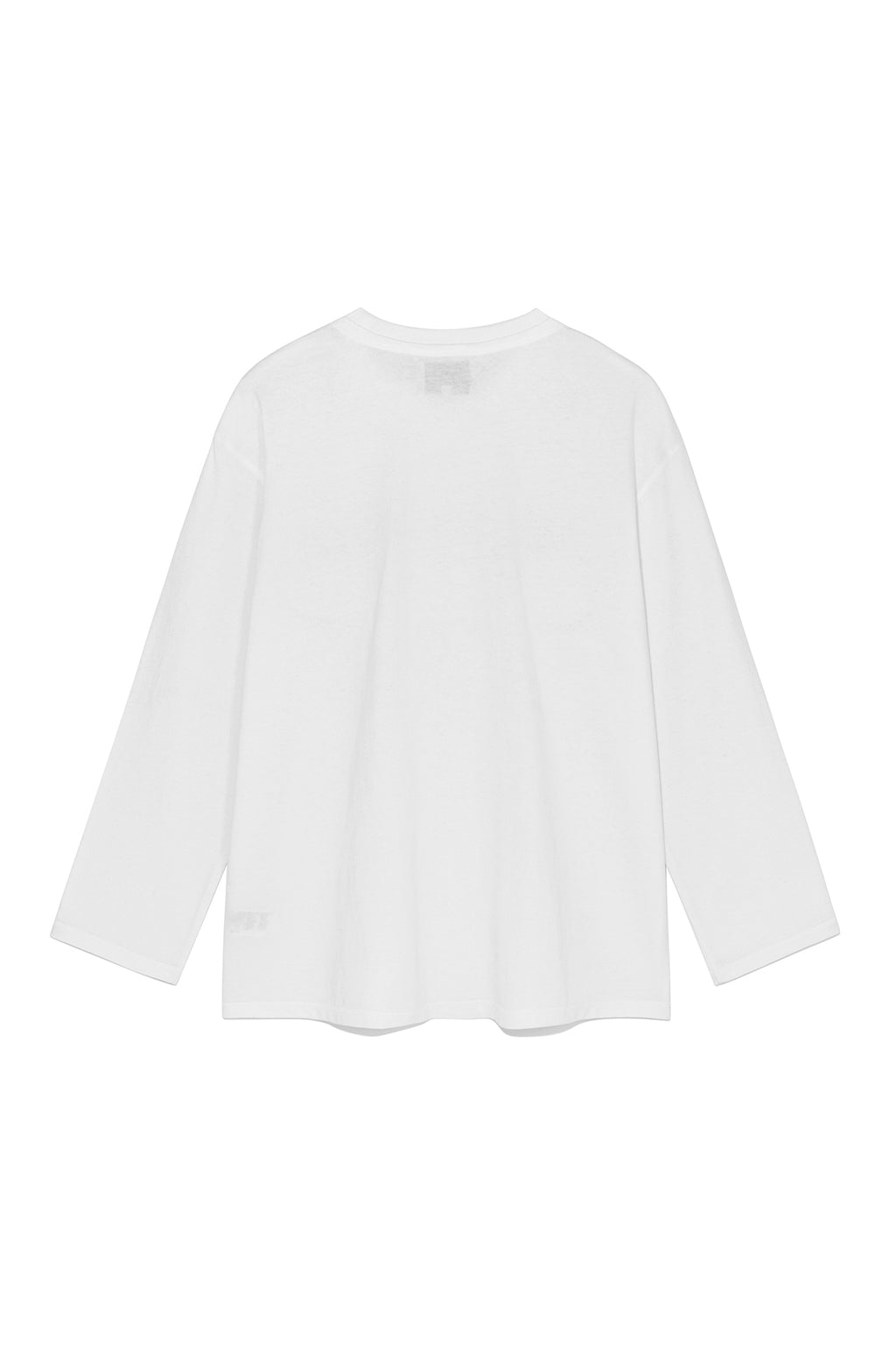 Matin Kim - Matin Logo Typo Long Sleeve Top (White) product image 4 | TRAB K-Fashion Australia