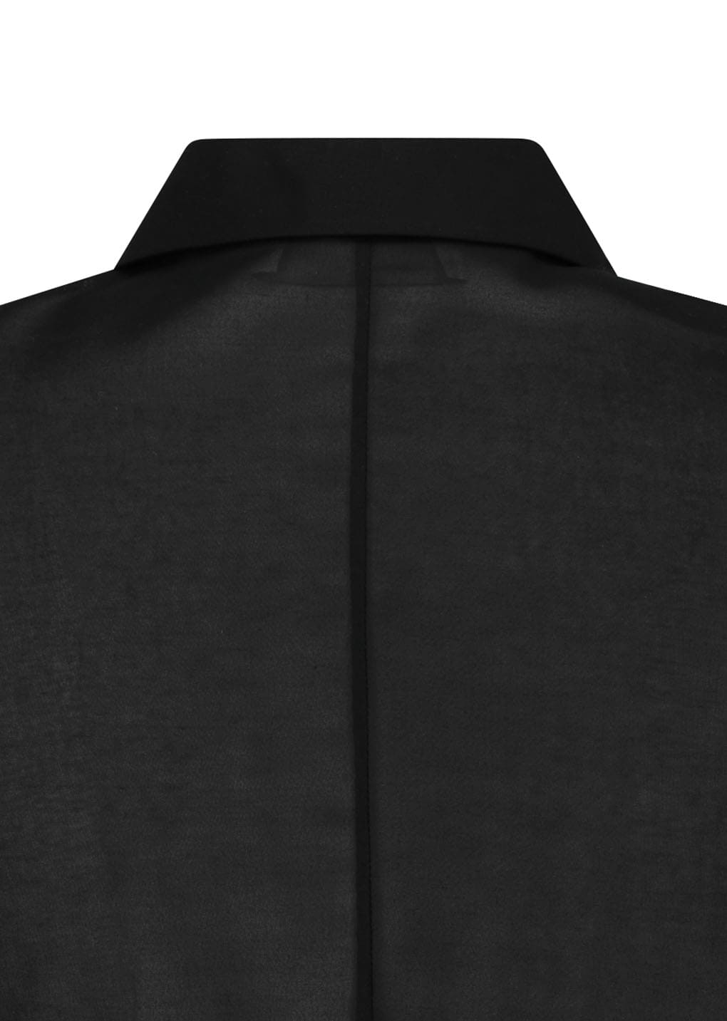 Amomento - Sheer Slim Shirt (Black) product image 7 | TRAB K-Fashion Australia