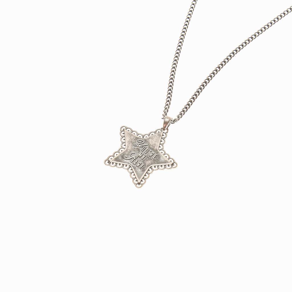 Towtow Archive - Wild Star Plate Necklace (Silver) product image 2 | TRAB K-Fashion Australia