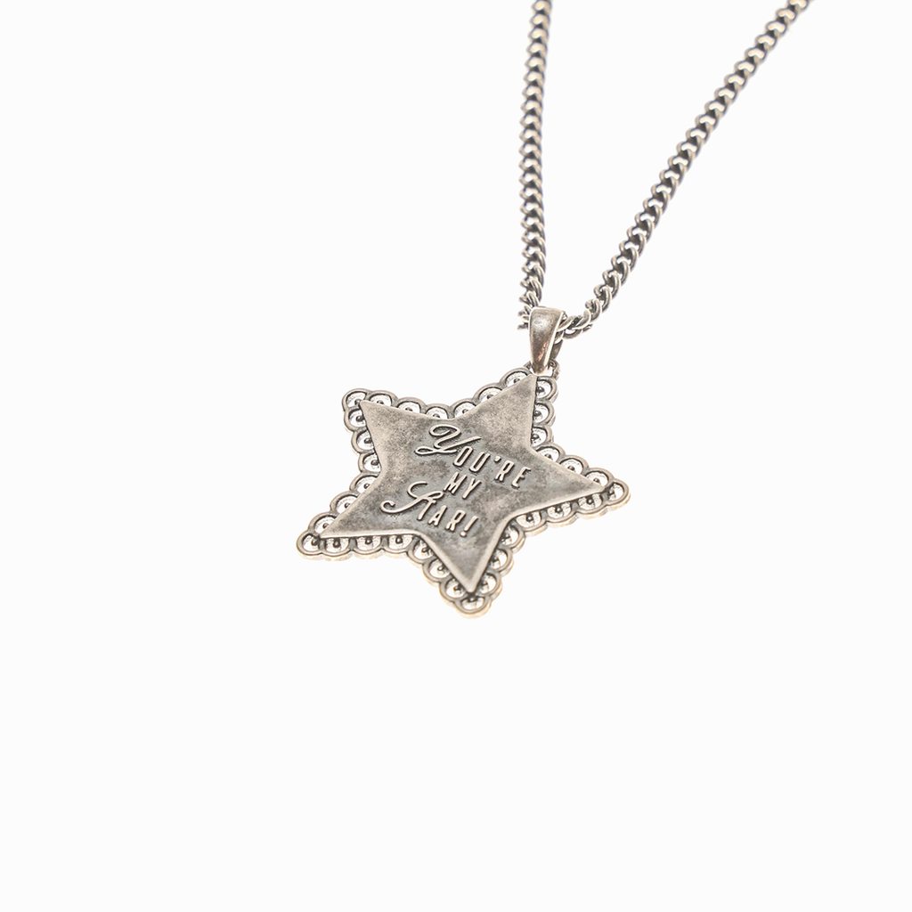 Towtow Archive - Wild Star Plate Necklace (Silver) product image 3 | TRAB K-Fashion Australia