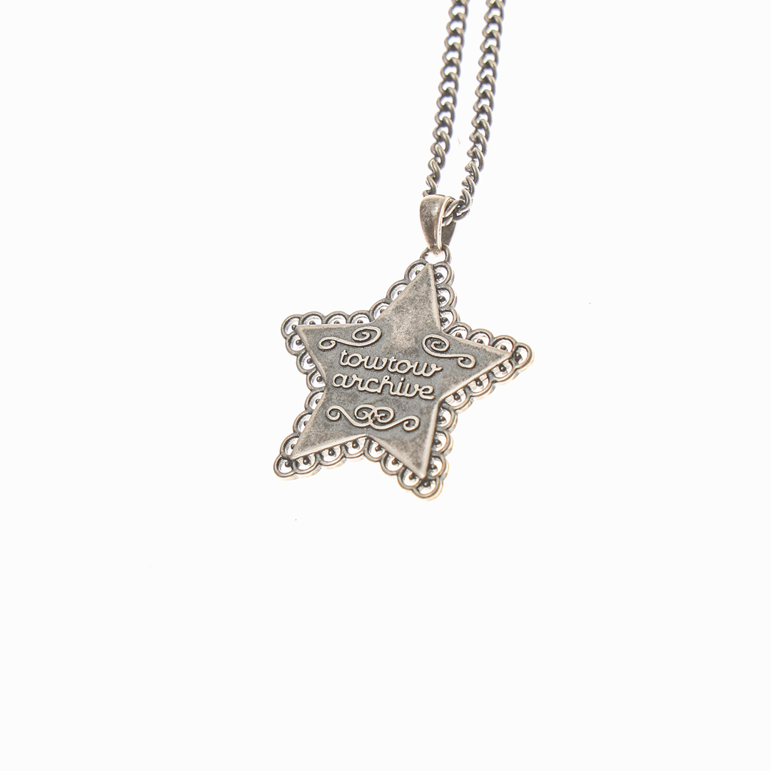 Towtow Archive - Wild Star Plate Necklace (Silver) product image 5 | TRAB K-Fashion Australia