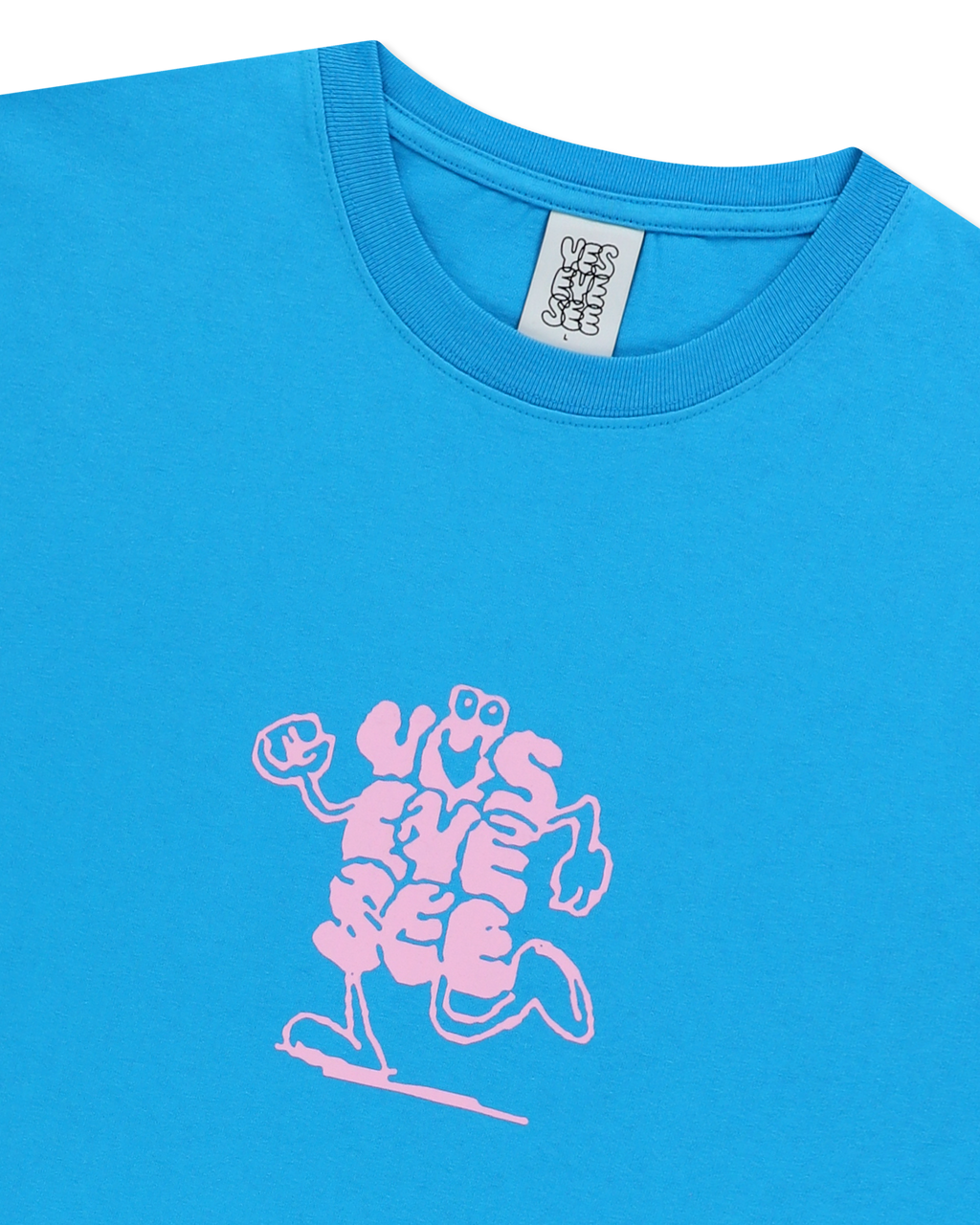 yeseyesee - Alive Logo Tee (Sky Blue) product image 5 | TRAB K-Fashion Australia