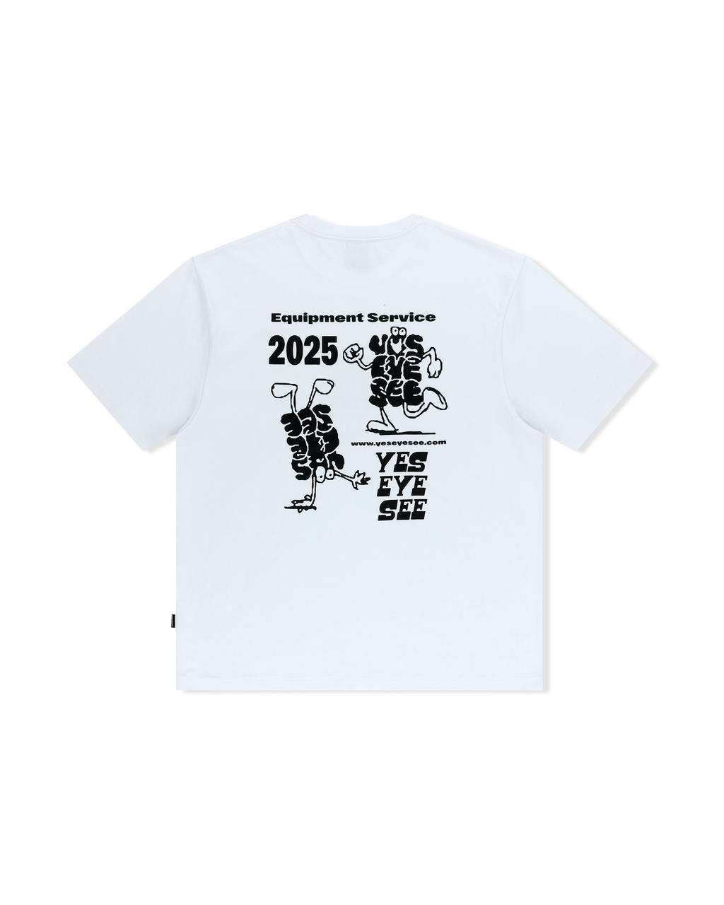 yeseyesee - Alive Logo Tee (White) product image 2 | TRAB K-Fashion Australia