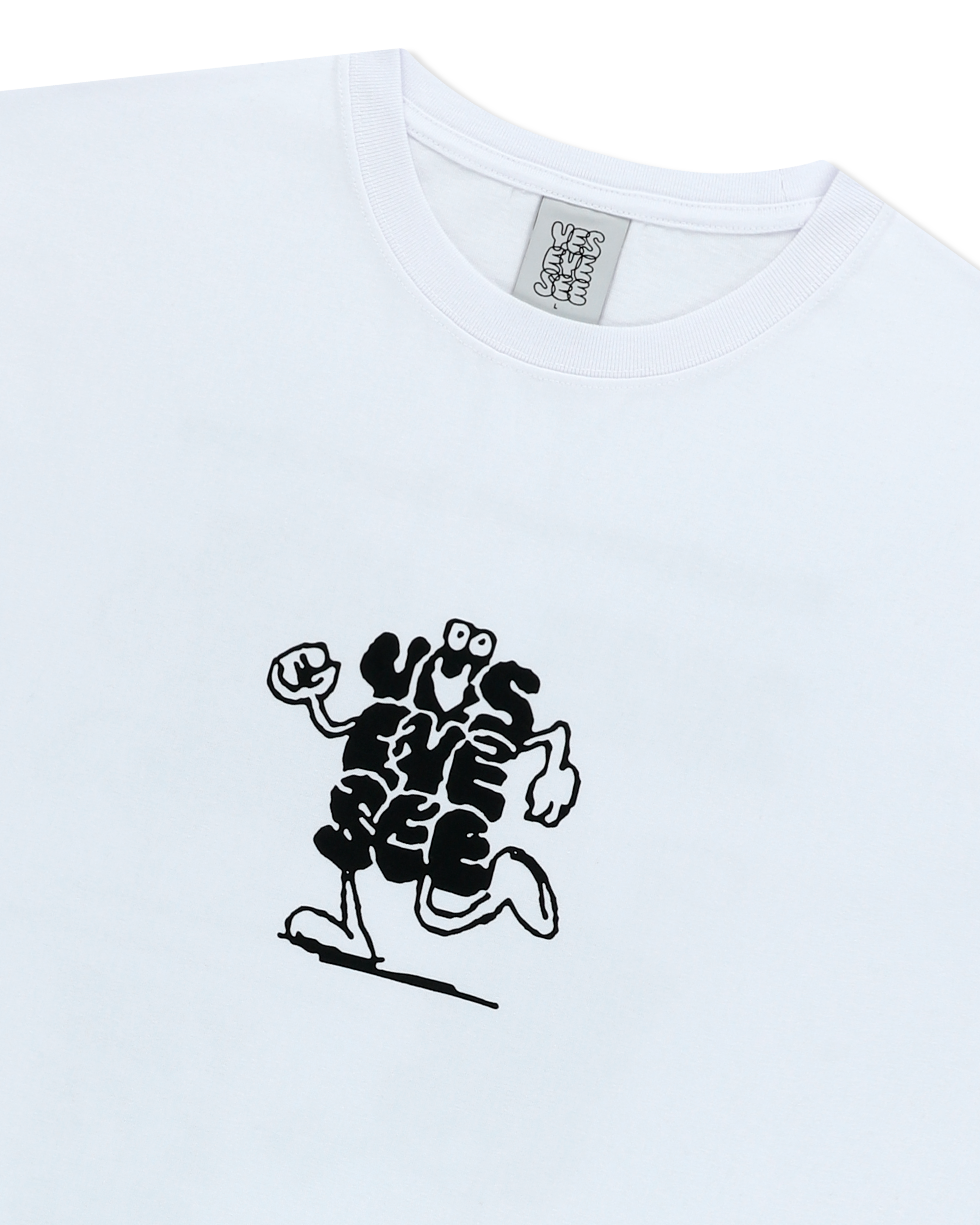 yeseyesee - Alive Logo Tee (White) product image 5 | TRAB K-Fashion Australia