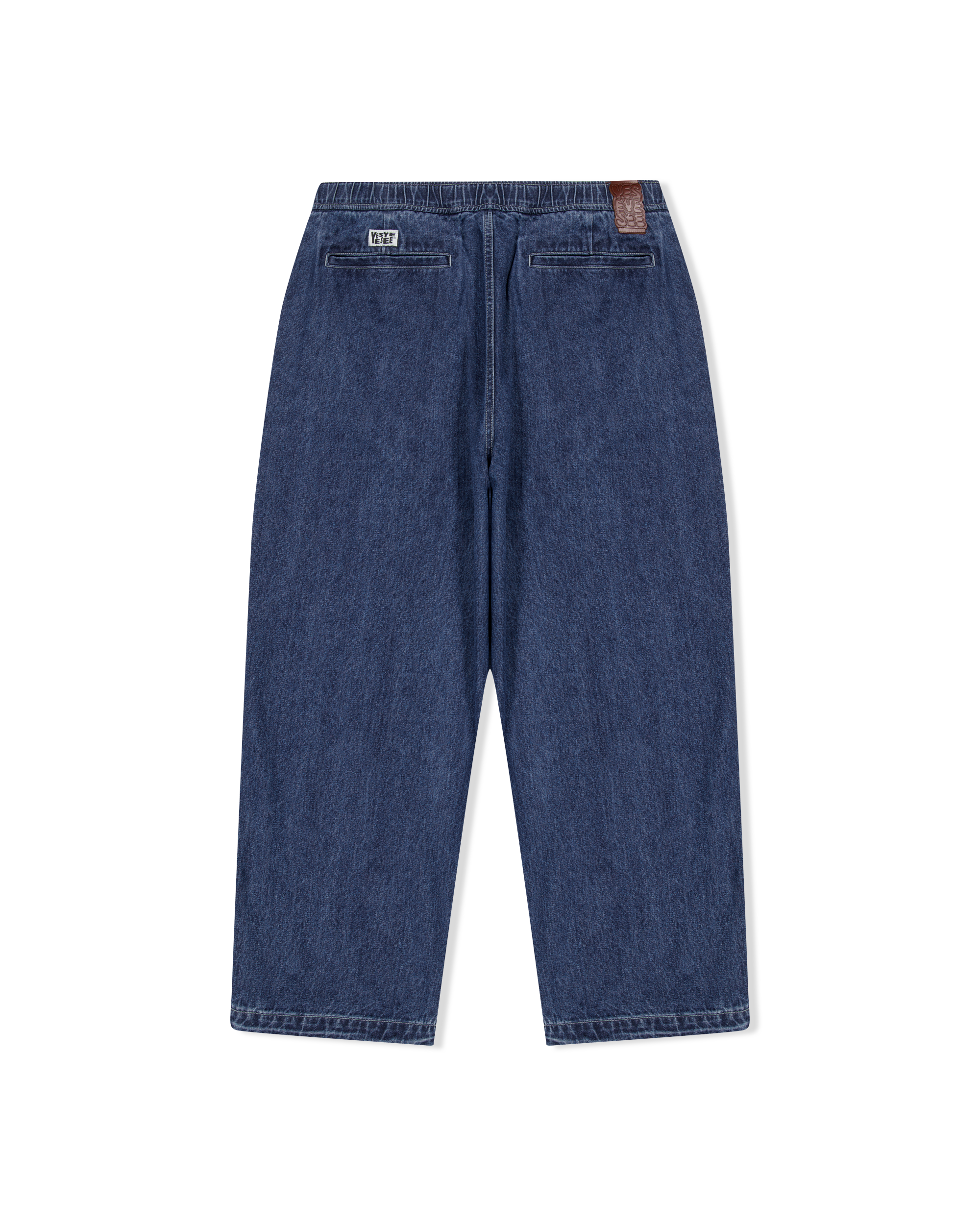 yeseyesee - Adjustable X-Hook Easy Denim Pants (Indigo) product image 2 | TRAB K-Fashion Australia