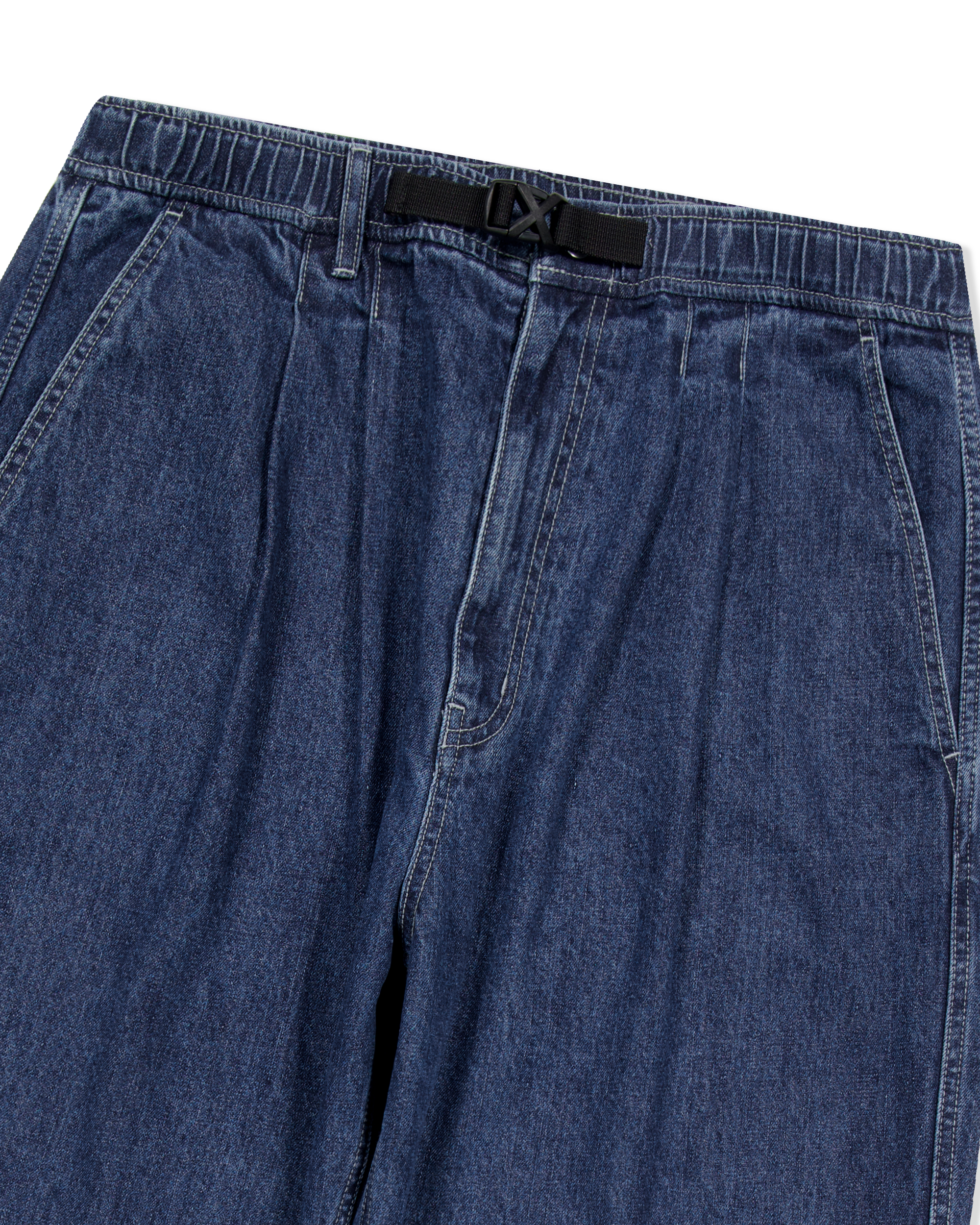 yeseyesee - Adjustable X-Hook Easy Denim Pants (Indigo) product image 5 | TRAB K-Fashion Australia