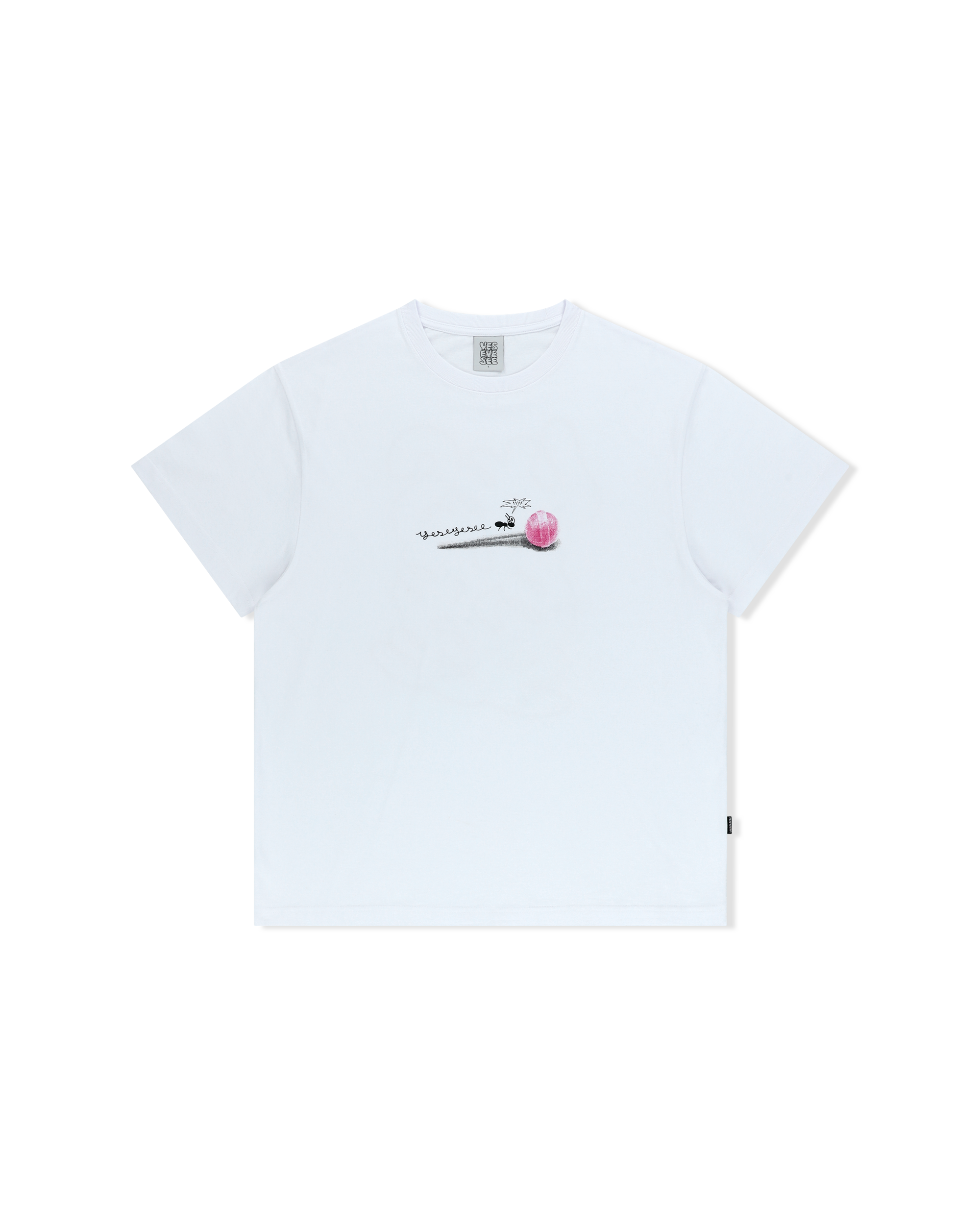 yeseyesee - Anthill Logo Tee (White) product image 1 | TRAB K-Fashion Australia