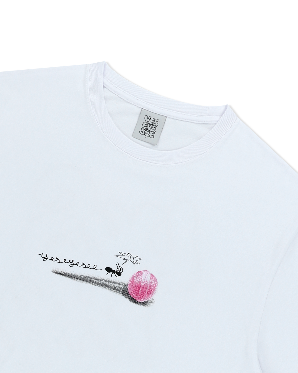 yeseyesee - Anthill Logo Tee (White) product image 5 | TRAB K-Fashion Australia