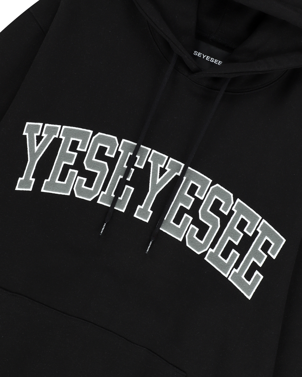 yeseyesee - Arch Logo Hoodie (Black) product image 3 | TRAB K-Fashion Australia