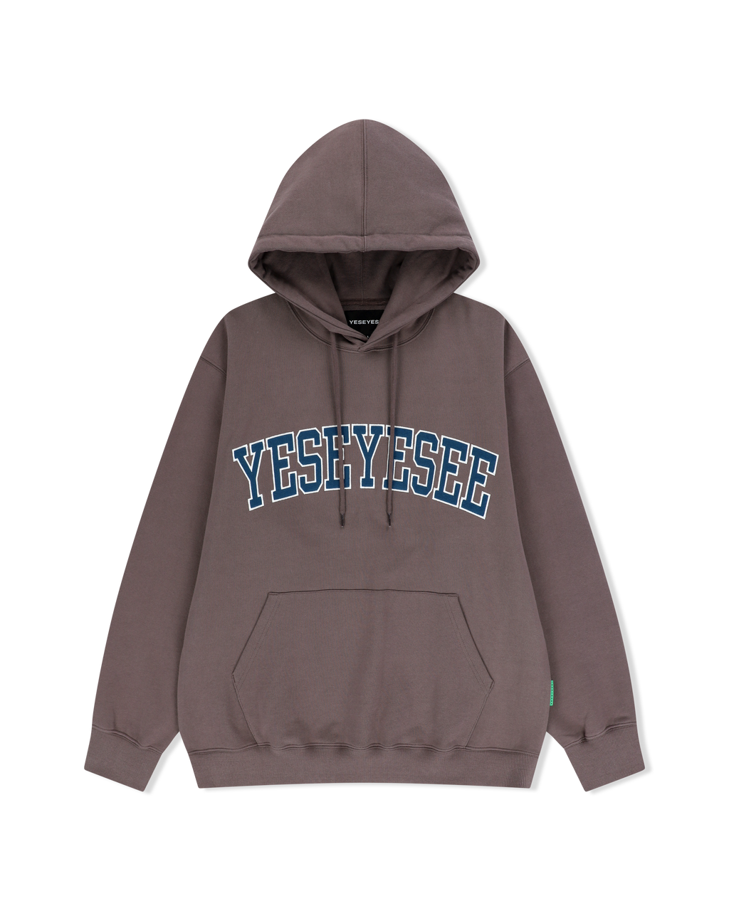 yeseyesee - Arch Logo Hoodie (Cocoa) product image 1 | TRAB K-Fashion Australia