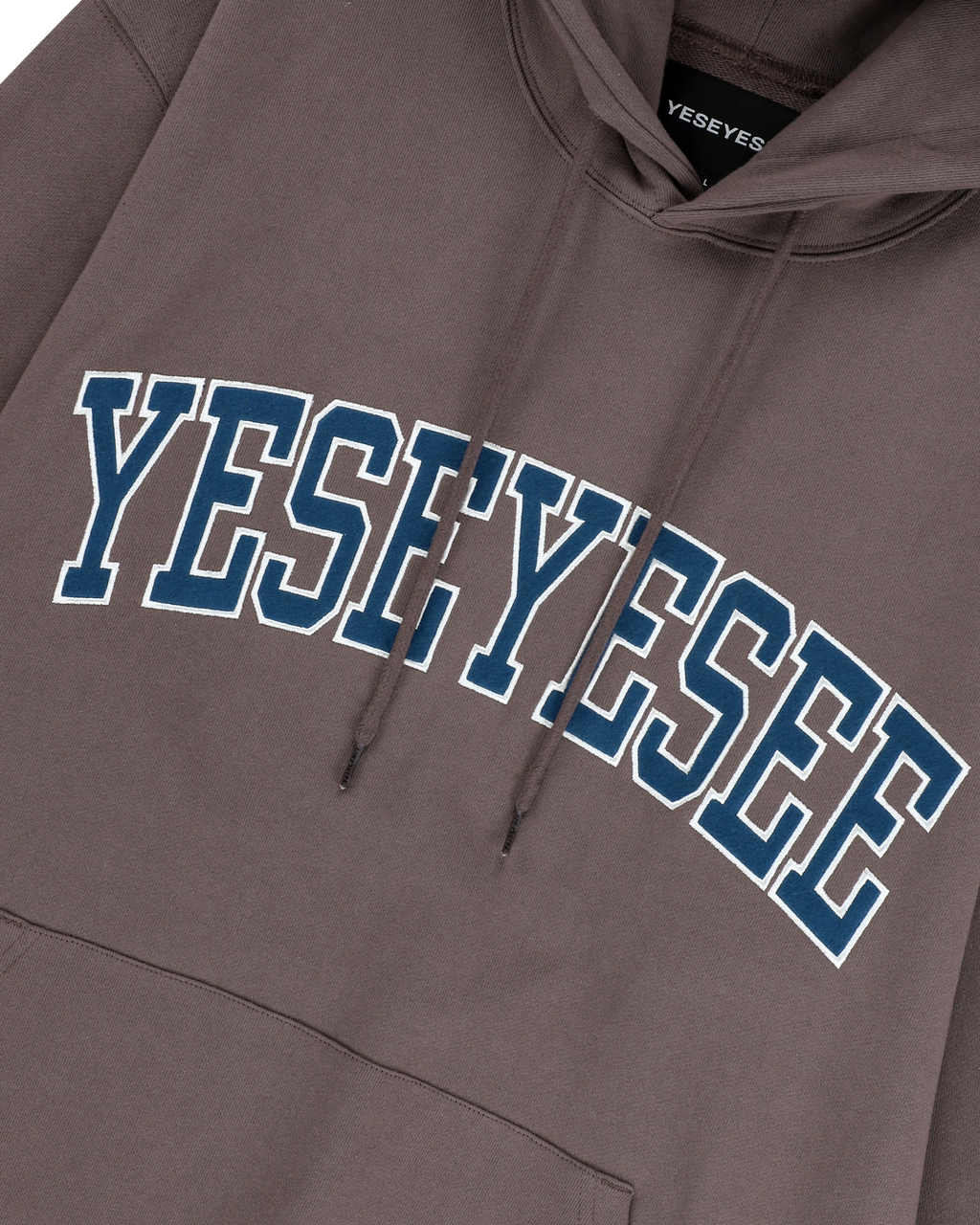 yeseyesee - Arch Logo Hoodie (Cocoa) product image 3 | TRAB K-Fashion Australia