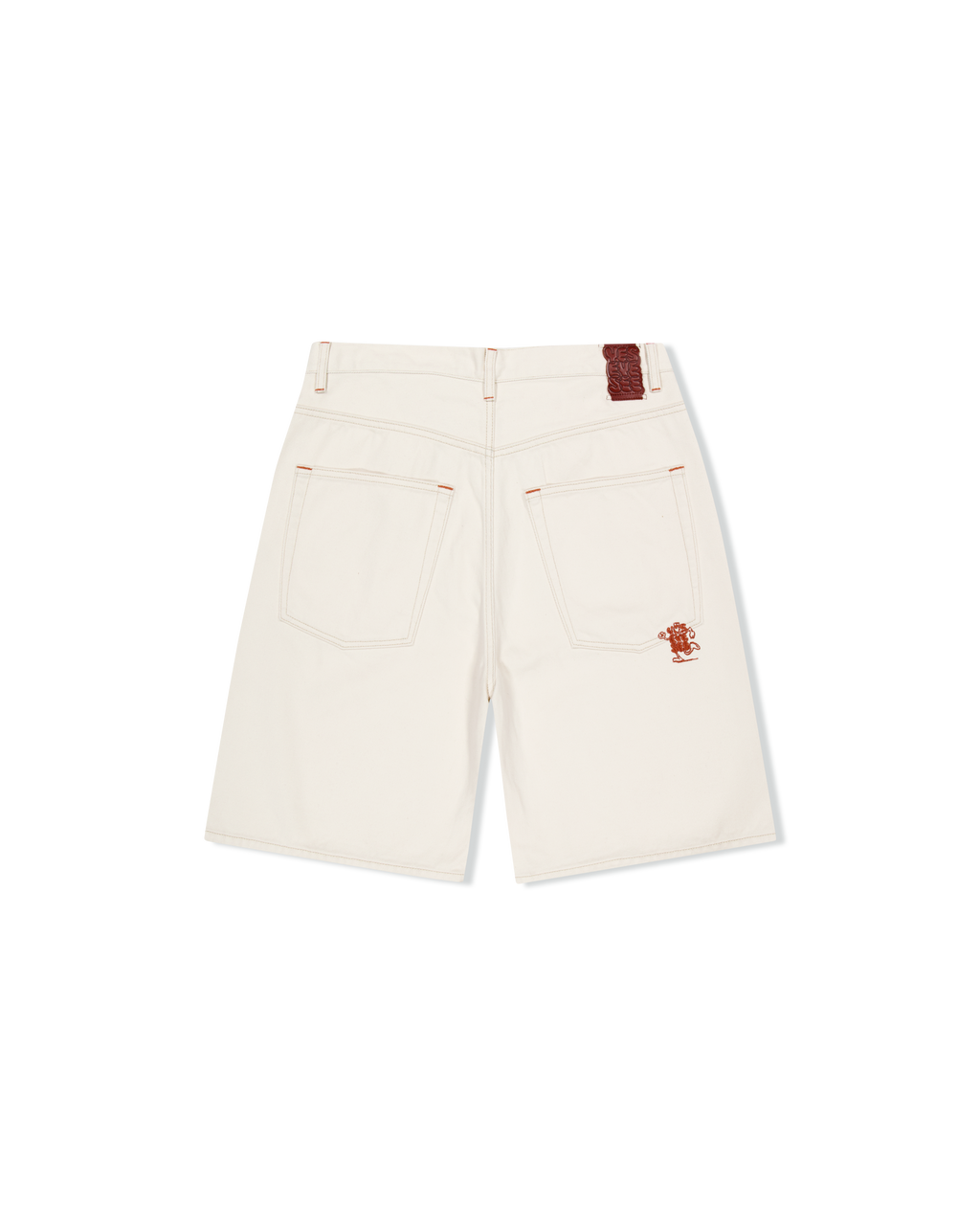 yeseyesee - Basal 5 Pockets Denim Shorts (Cream) product image 2 | TRAB K-Fashion Australia