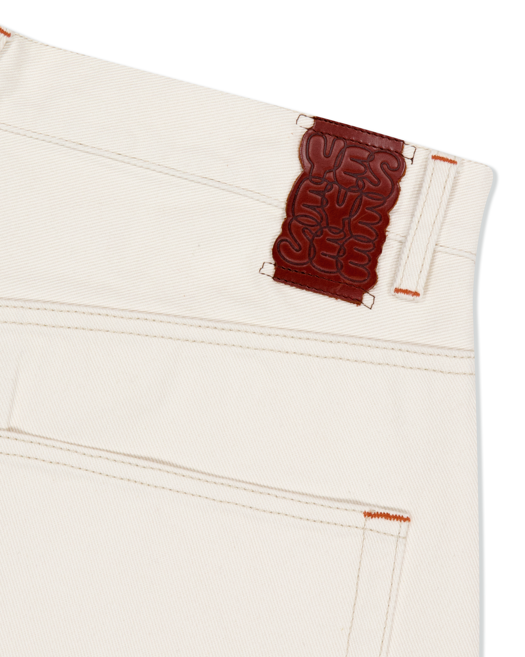 yeseyesee - Basal 5 Pockets Denim Shorts (Cream) product image 3 | TRAB K-Fashion Australia