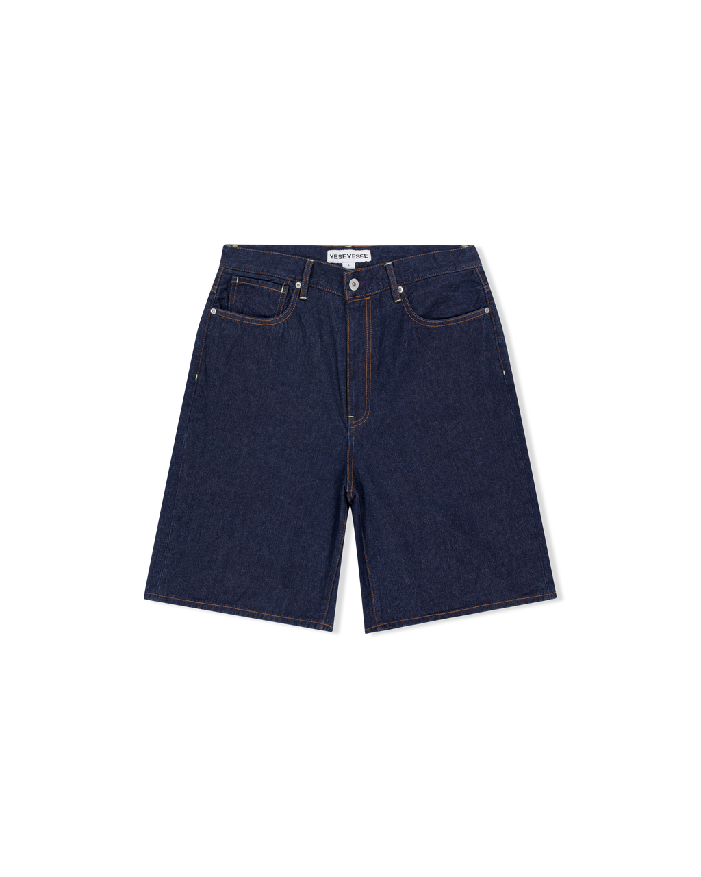 yeseyesee - Basal 5 Pockets Denim Shorts (Dark Indigo) product image 1 | TRAB K-Fashion Australia