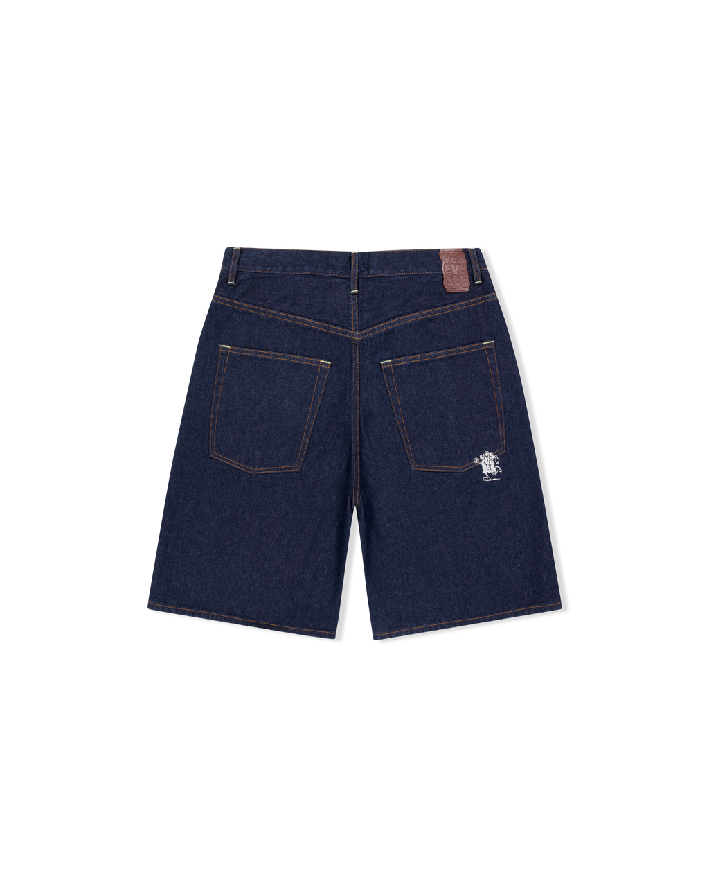 yeseyesee - Basal 5 Pockets Denim Shorts (Dark Indigo) product image 2 | TRAB K-Fashion Australia