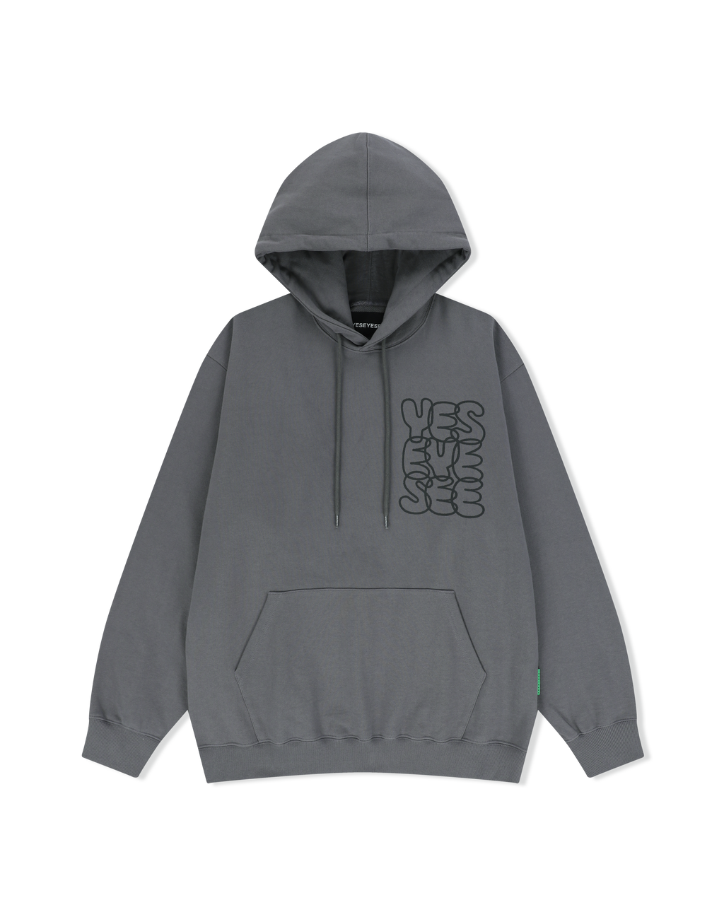 yeseyesee - C-Logo Hoodie (Dark Grey) product image 1 | TRAB K-Fashion Australia