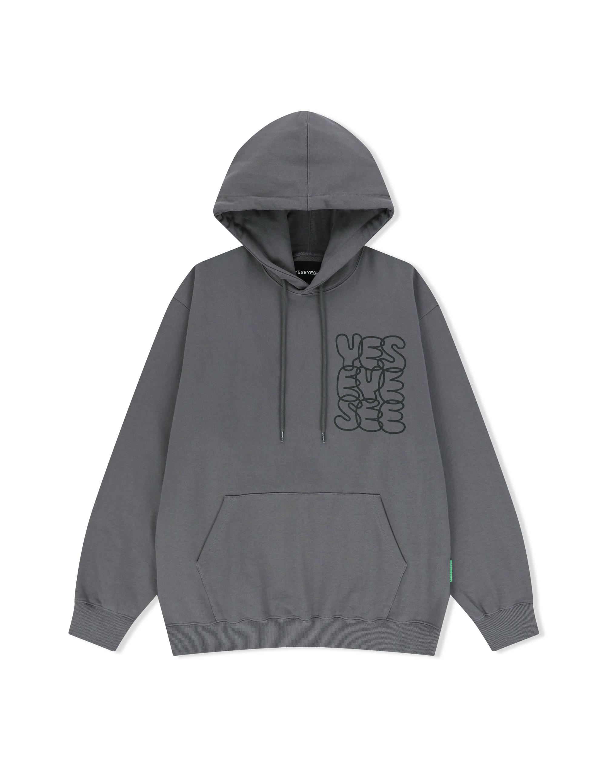 yeseyesee - C-Logo Hoodie (Dark Grey) product image 1 | TRAB K-Fashion Australia