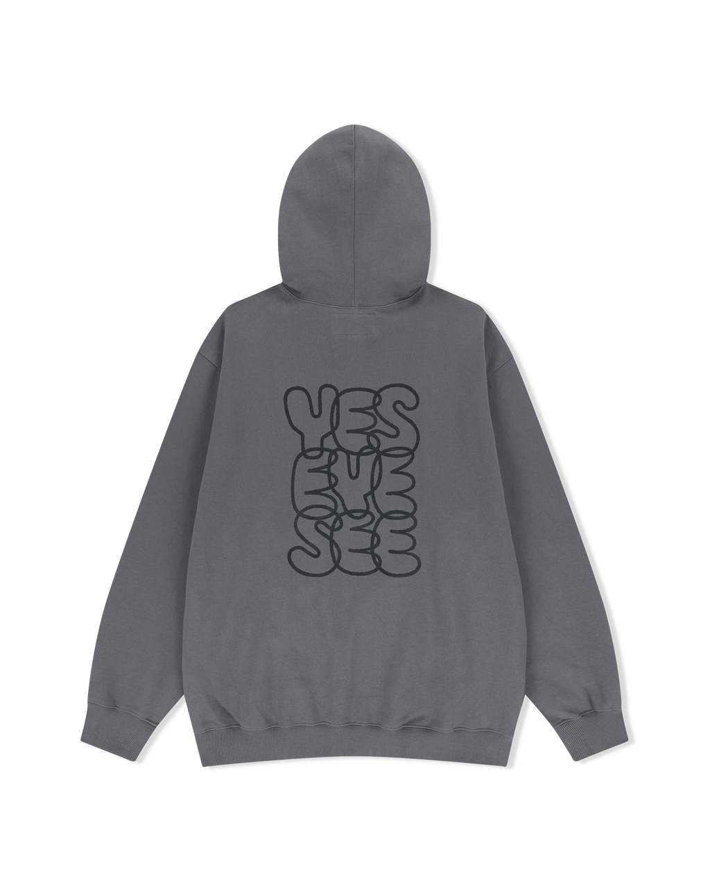 yeseyesee - C-Logo Hoodie (Dark Grey) product image 2 | TRAB K-Fashion Australia