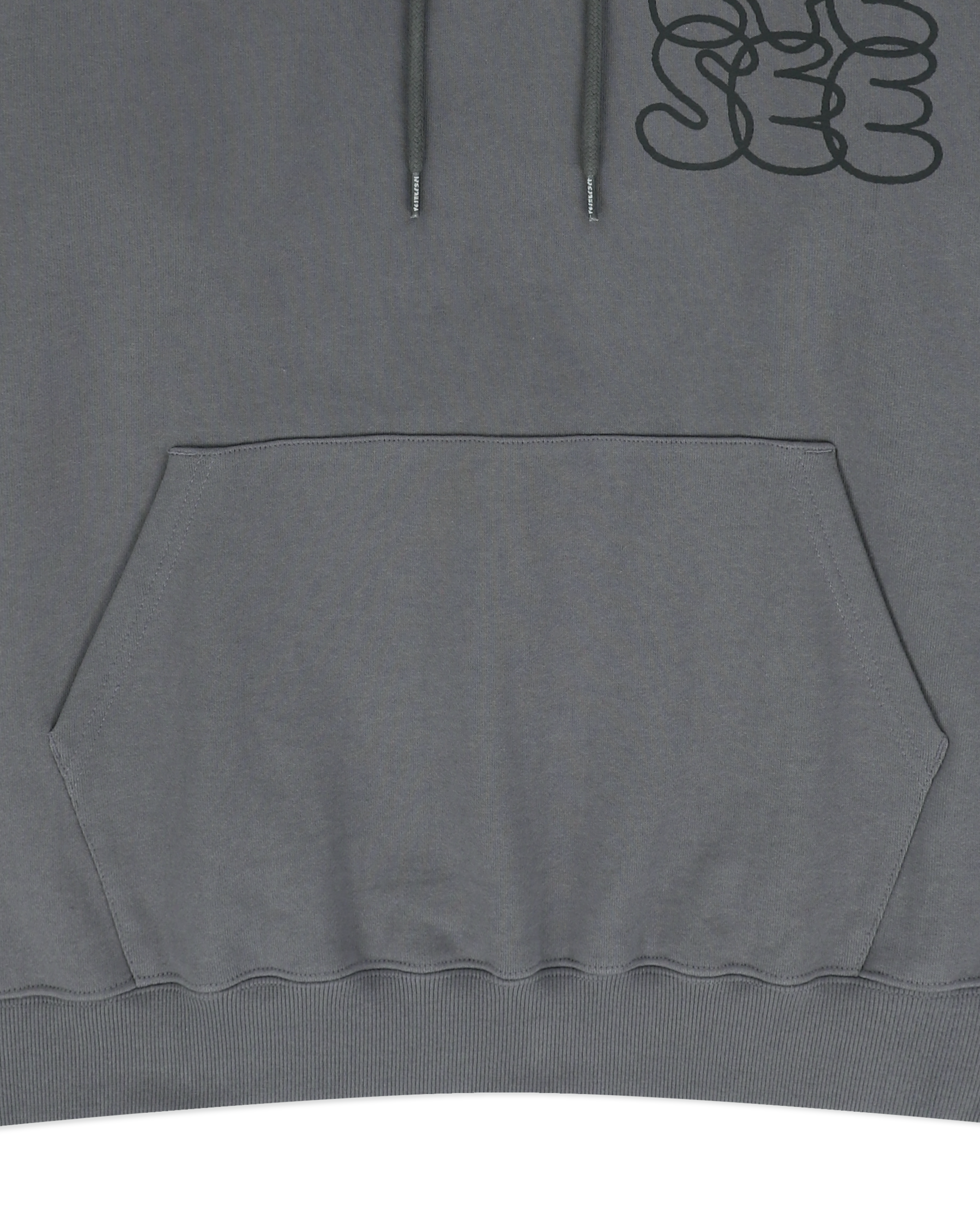 yeseyesee - C-Logo Hoodie (Dark Grey) product image 6 | TRAB K-Fashion Australia