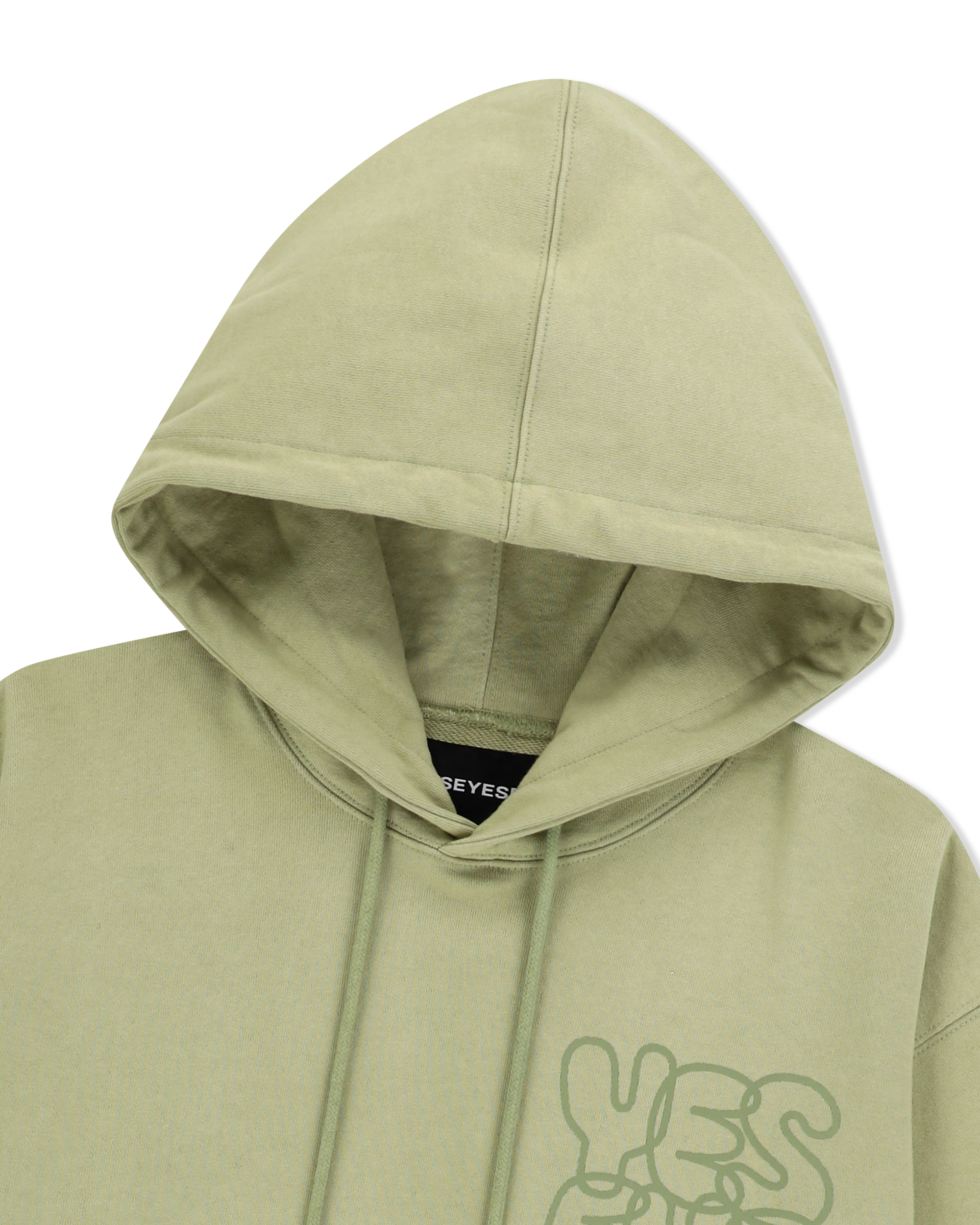 yeseyesee - C-Logo Hoodie Pear (Green) product image 4 | TRAB K-Fashion Australia