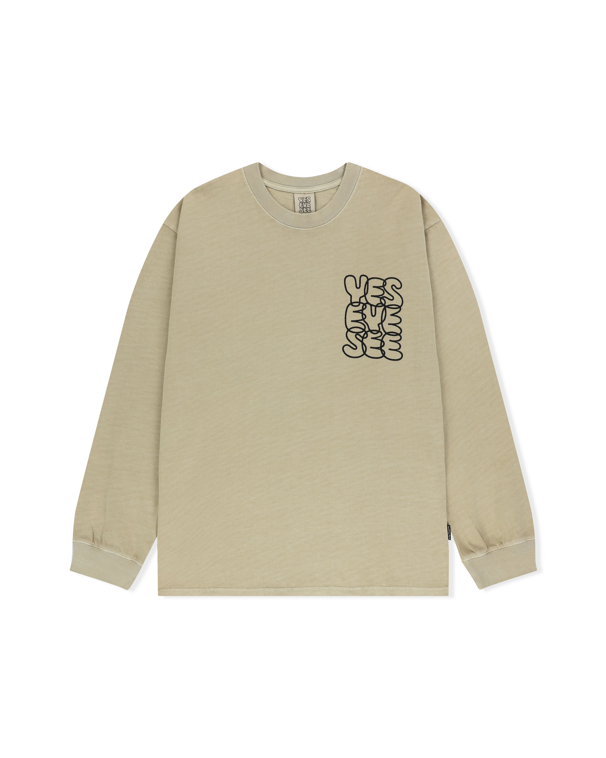 yeseyesee - C-Logo Pigment L/S (Beige) product image 1 | TRAB K-Fashion Australia