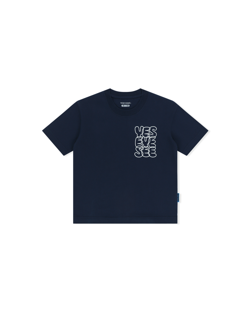 yeseyesee - C-Logo Kids Tee (Navy) product image 1 | TRAB K-Fashion Australia