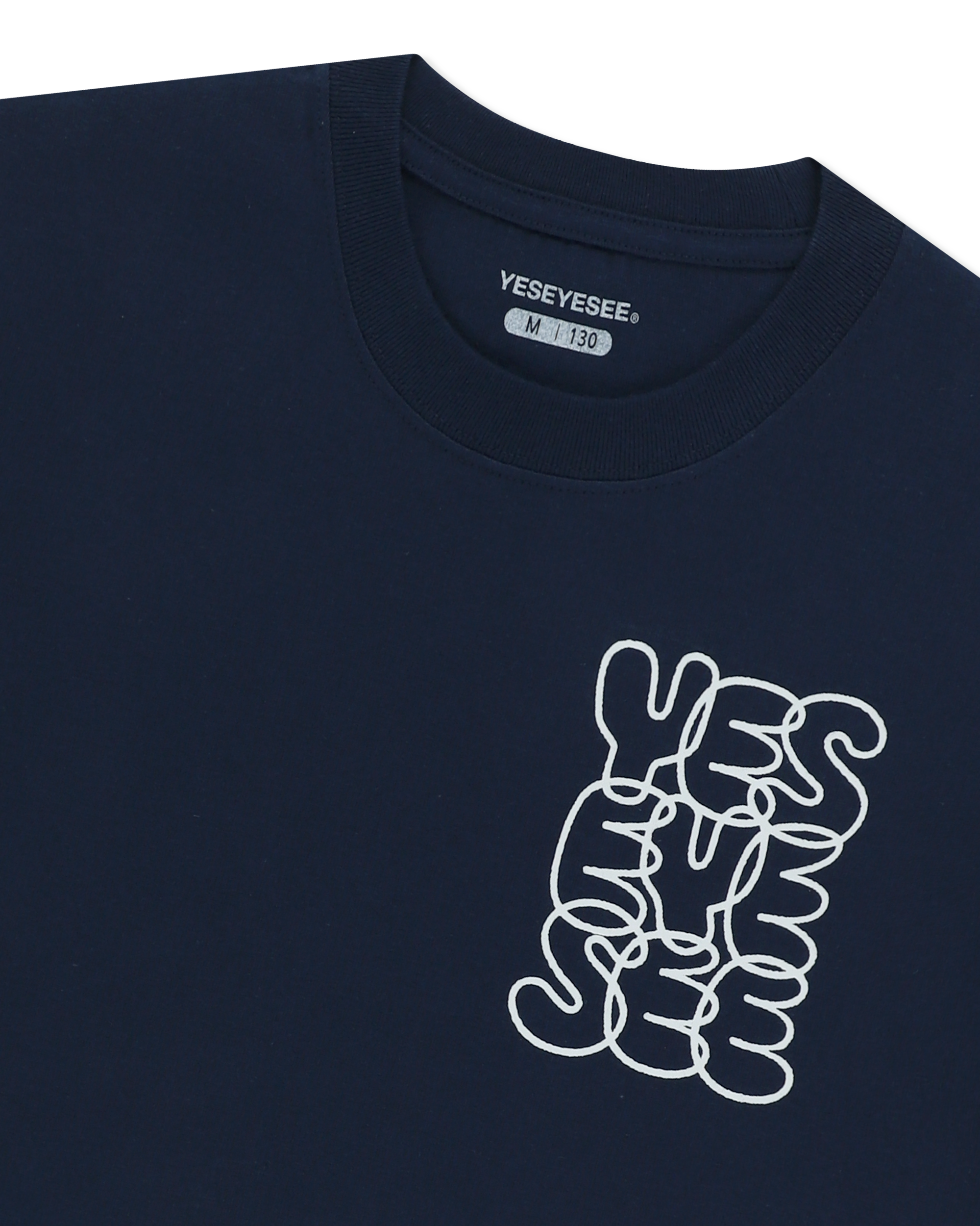 yeseyesee - C-Logo Kids Tee (Navy) product image 5 | TRAB K-Fashion Australia