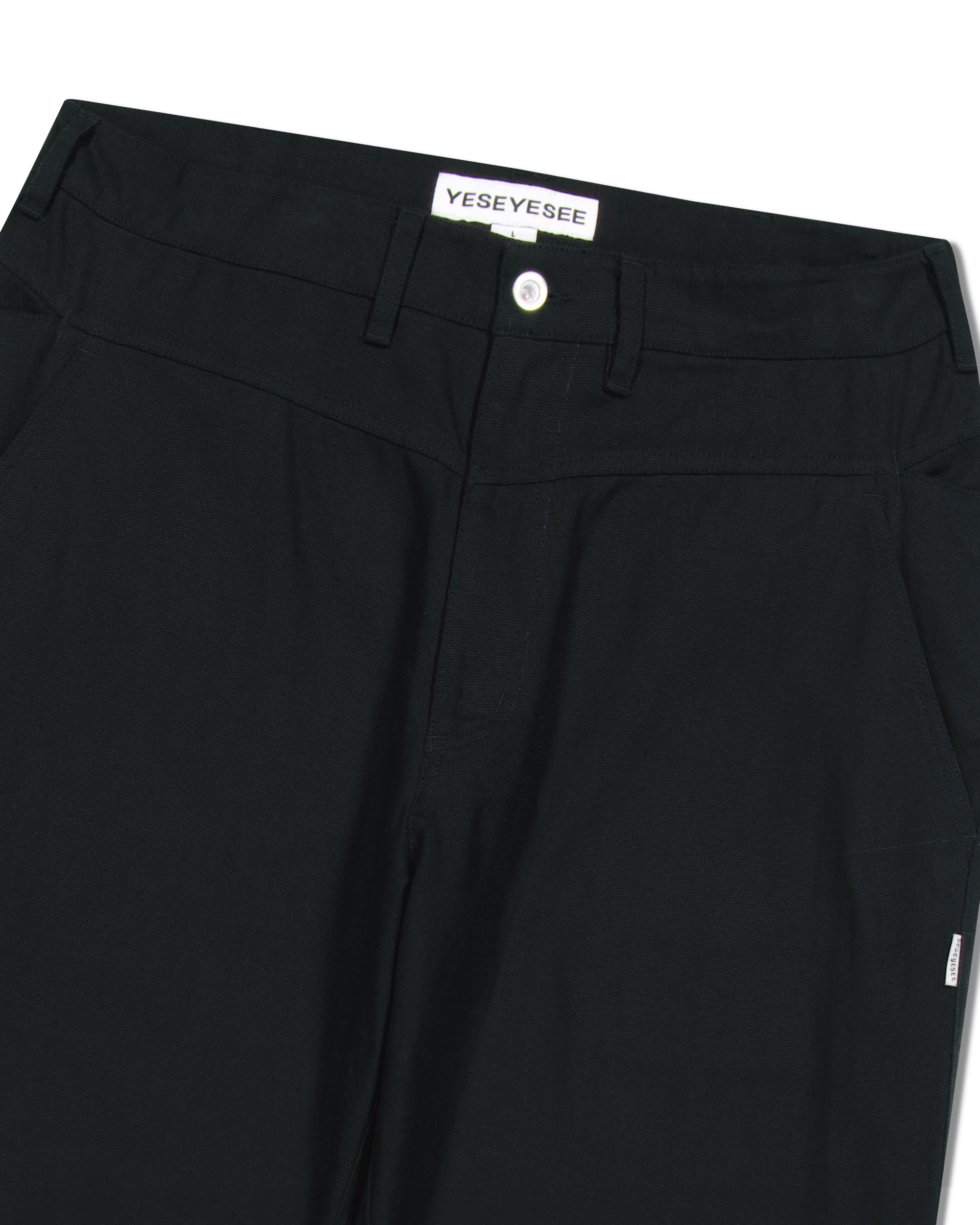 yeseyesee - Canvas Ramble Pants (Black) product image 5 | TRAB K-Fashion Australia