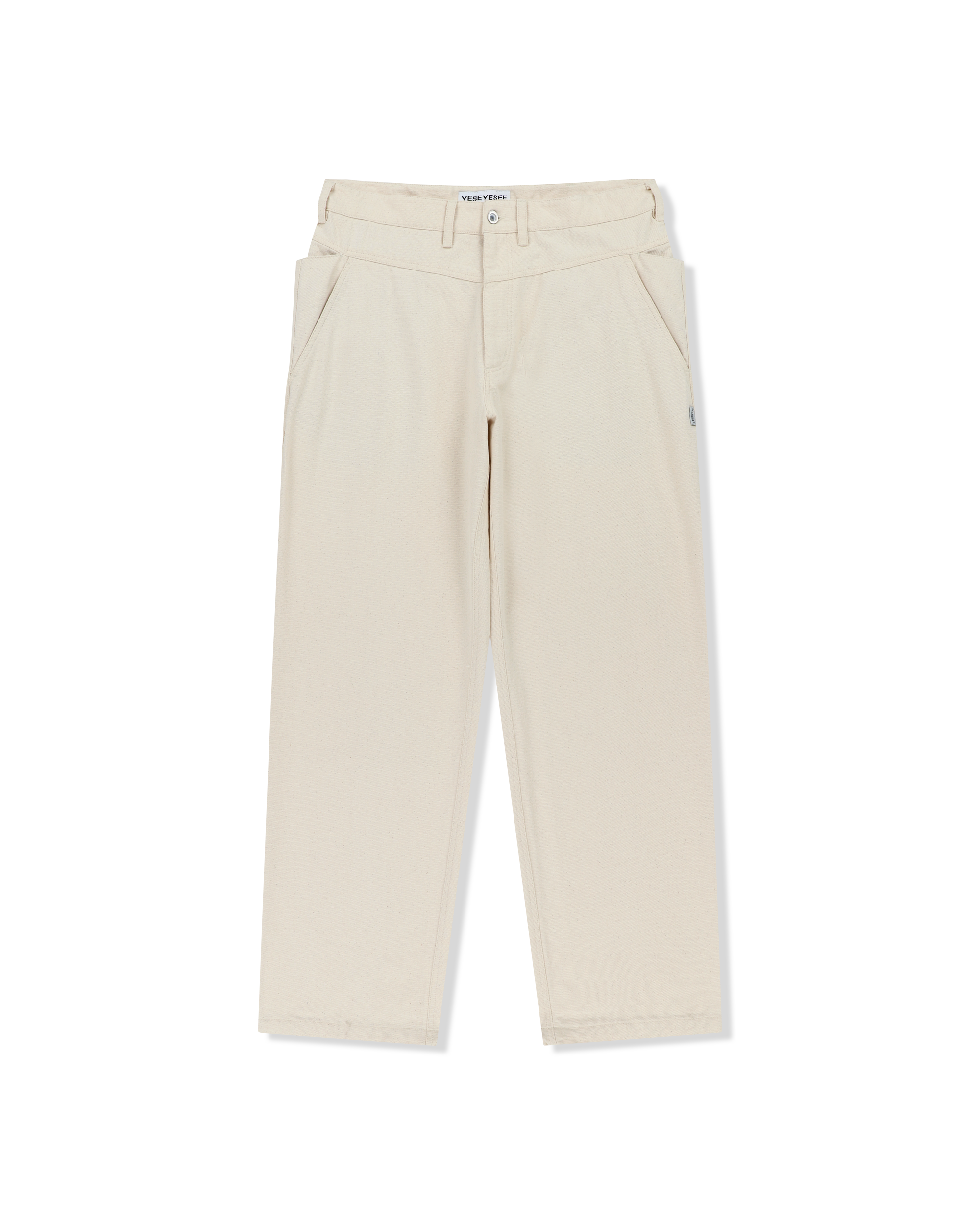yeseyesee - Canvas Ramble Pants (Cream) product image 1 | TRAB K-Fashion Australia