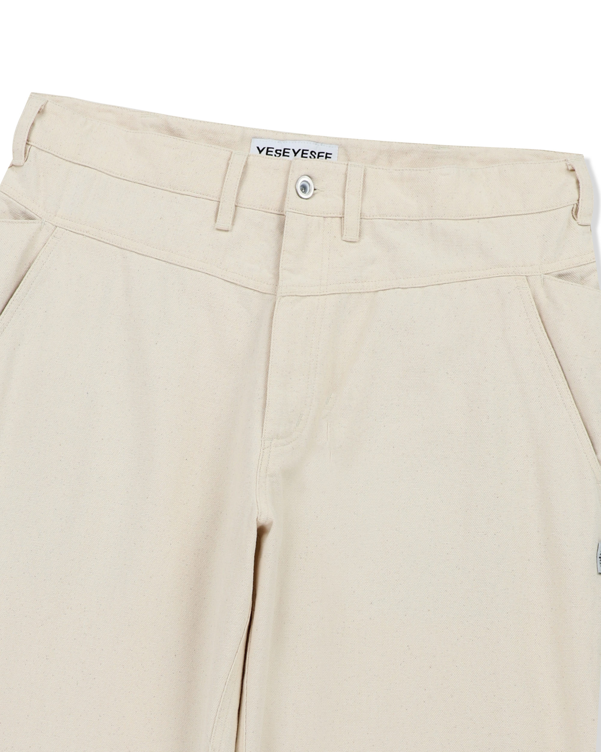 yeseyesee - Canvas Ramble Pants (Cream) product image 5 | TRAB K-Fashion Australia