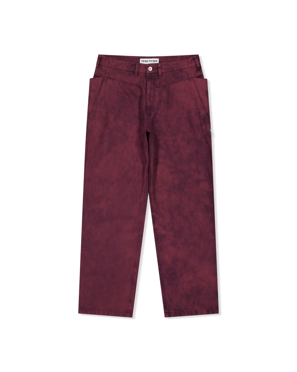 yeseyesee - Dyed Canvas Ramble Pants (Wine) product image 1 | TRAB K-Fashion Australia