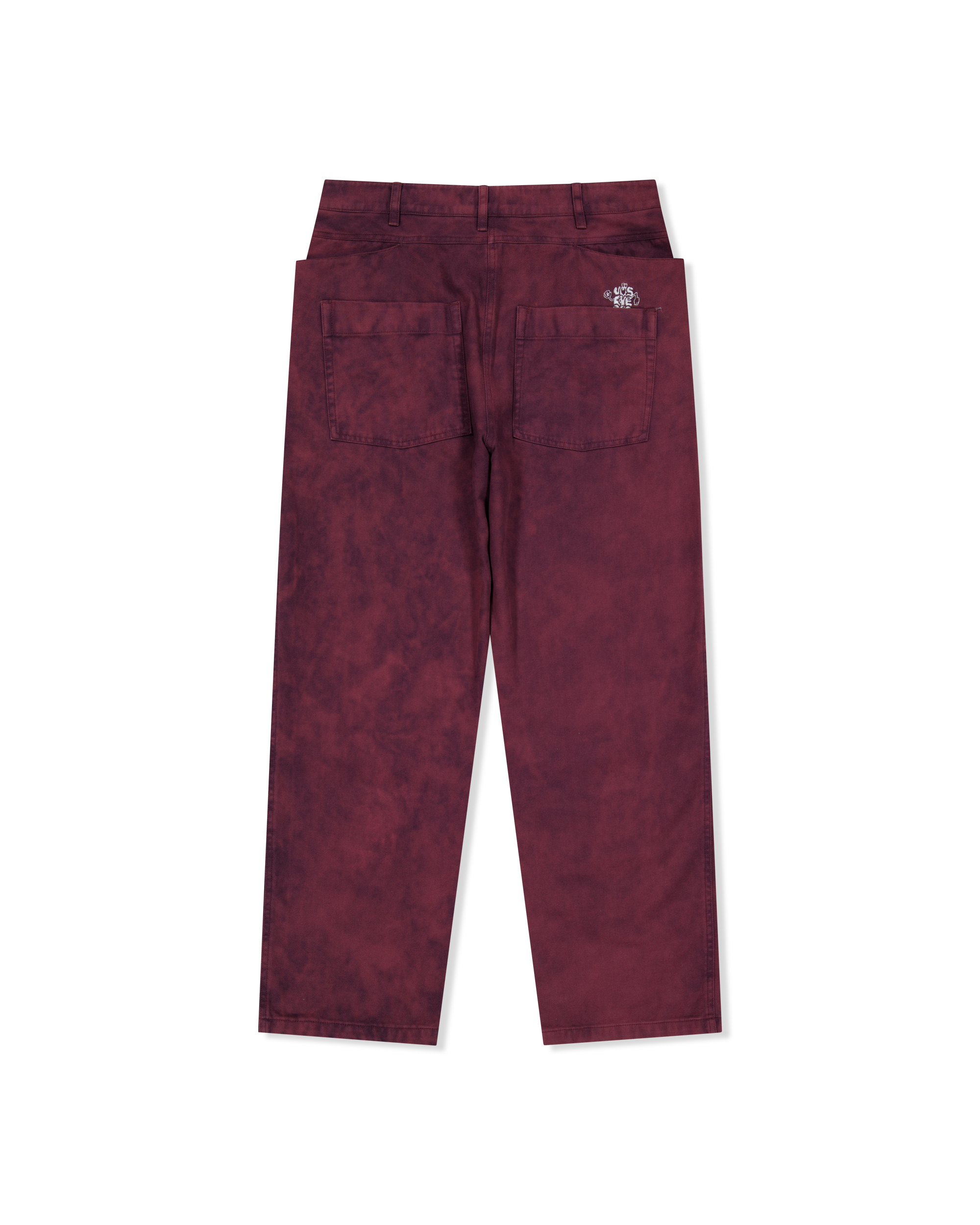 yeseyesee - Dyed Canvas Ramble Pants (Wine) product image 2 | TRAB K-Fashion Australia