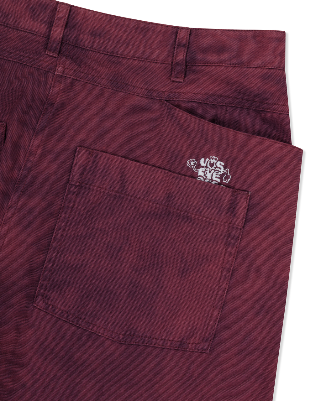 yeseyesee - Dyed Canvas Ramble Pants (Wine) product image 3 | TRAB K-Fashion Australia