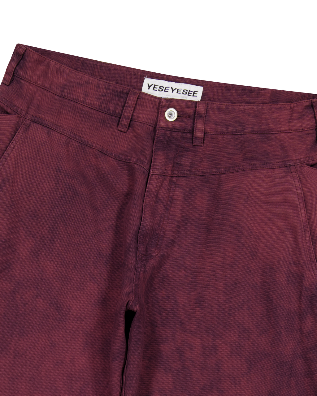 yeseyesee - Dyed Canvas Ramble Pants (Wine) product image 5 | TRAB K-Fashion Australia