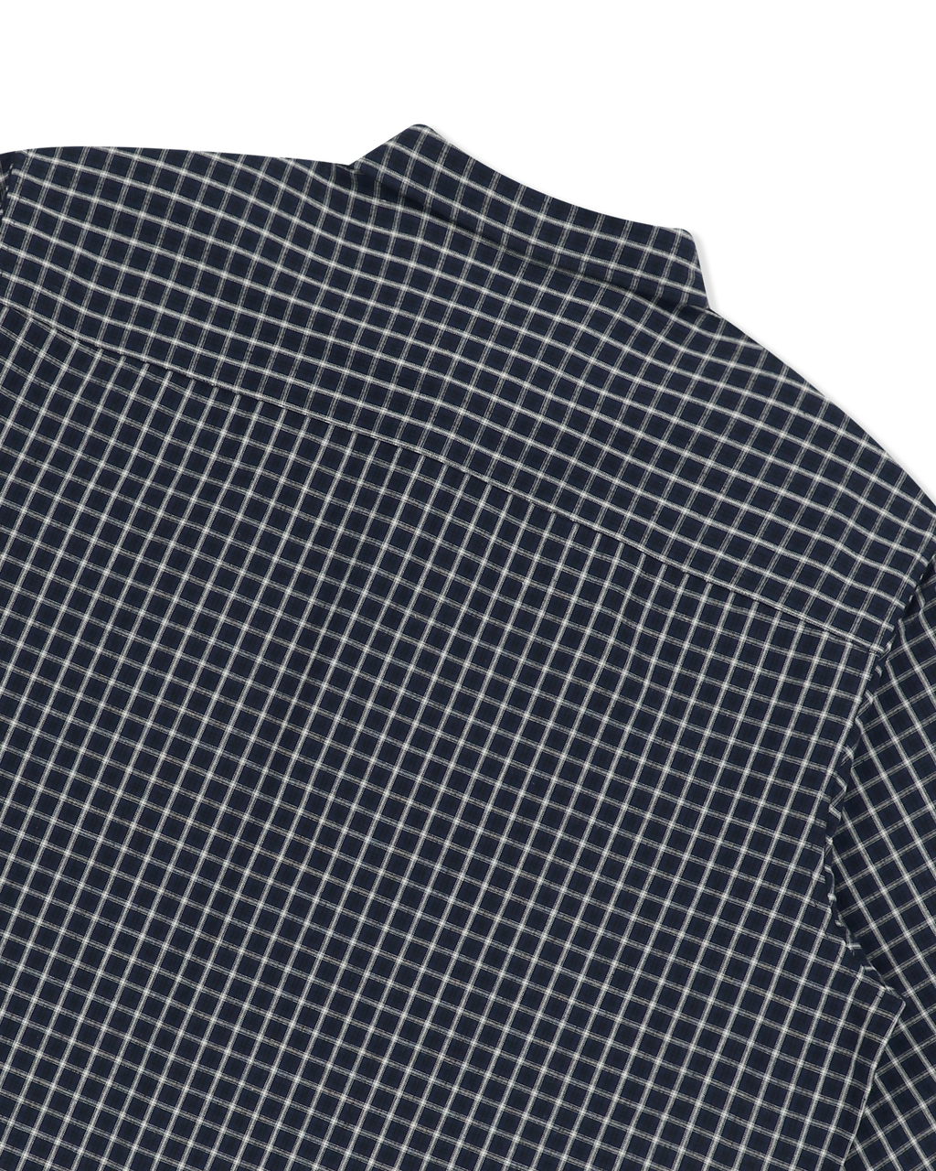 yeseyesee - Y.E.S Short Sleeve Check Shirt (Navy) product image 5 | TRAB K-Fashion Australia