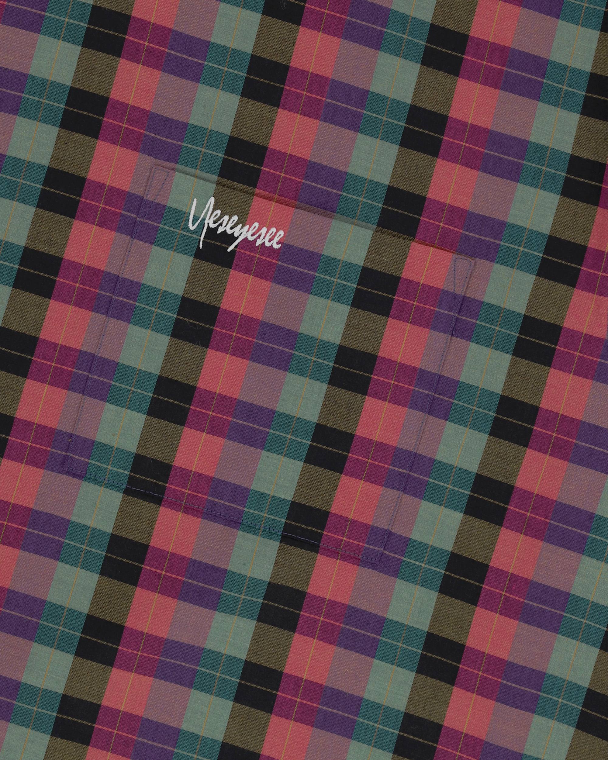 yeseyesee - Y.E.S Short Sleeve Check Shirt (Multi) product image 4 | TRAB K-Fashion Australia
