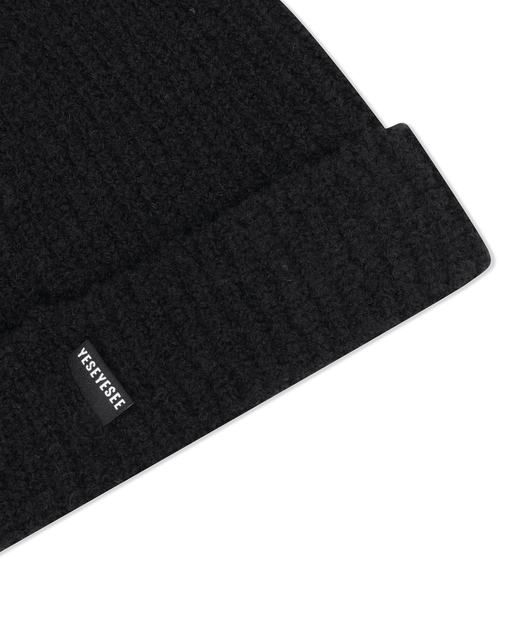 yeseyesee - Fuzzy Beanie (Black) product image 3 | TRAB K-Fashion Australia