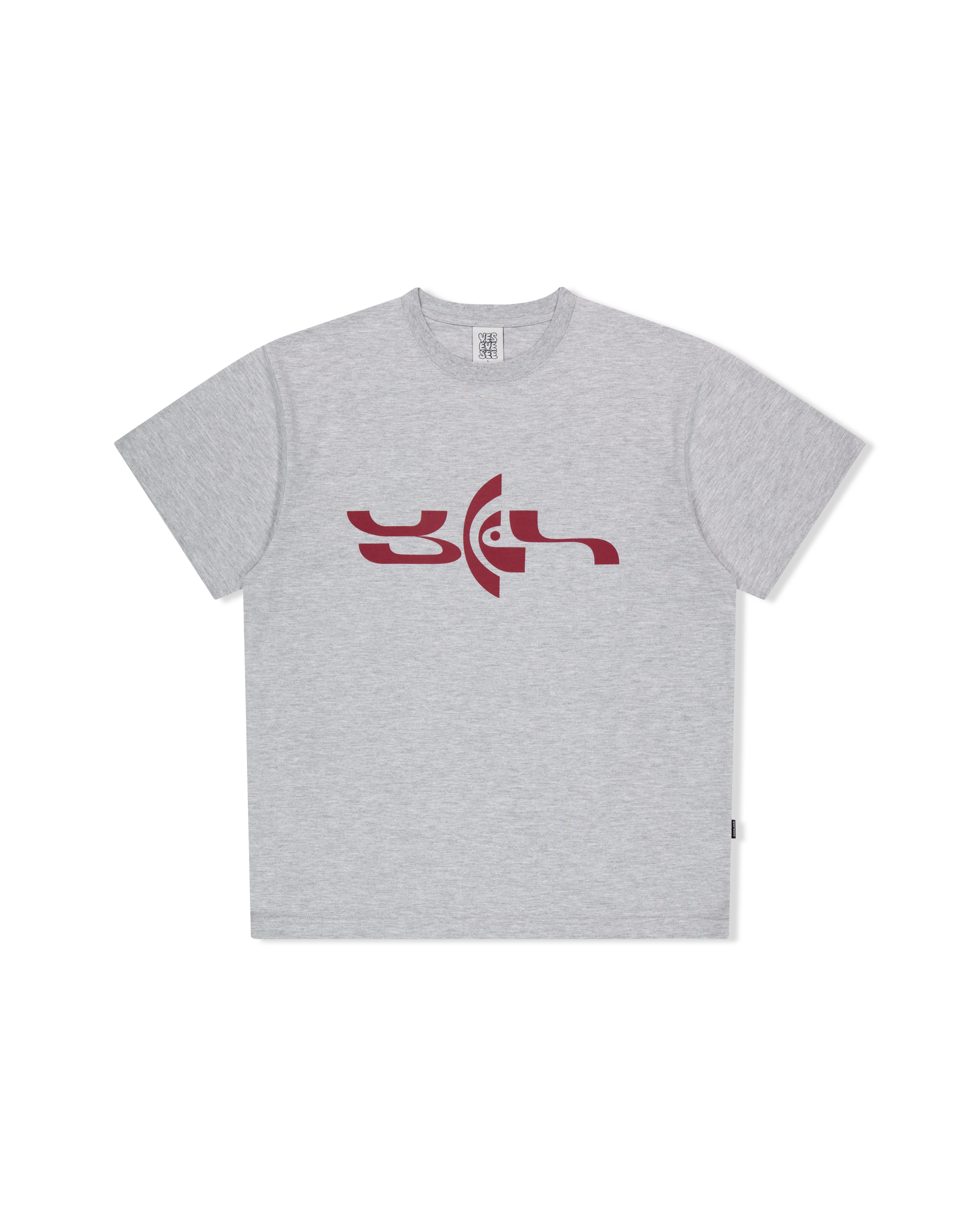 yeseyesee - Geometric Logo Tee (Grey) product image 1 | TRAB K-Fashion Australia