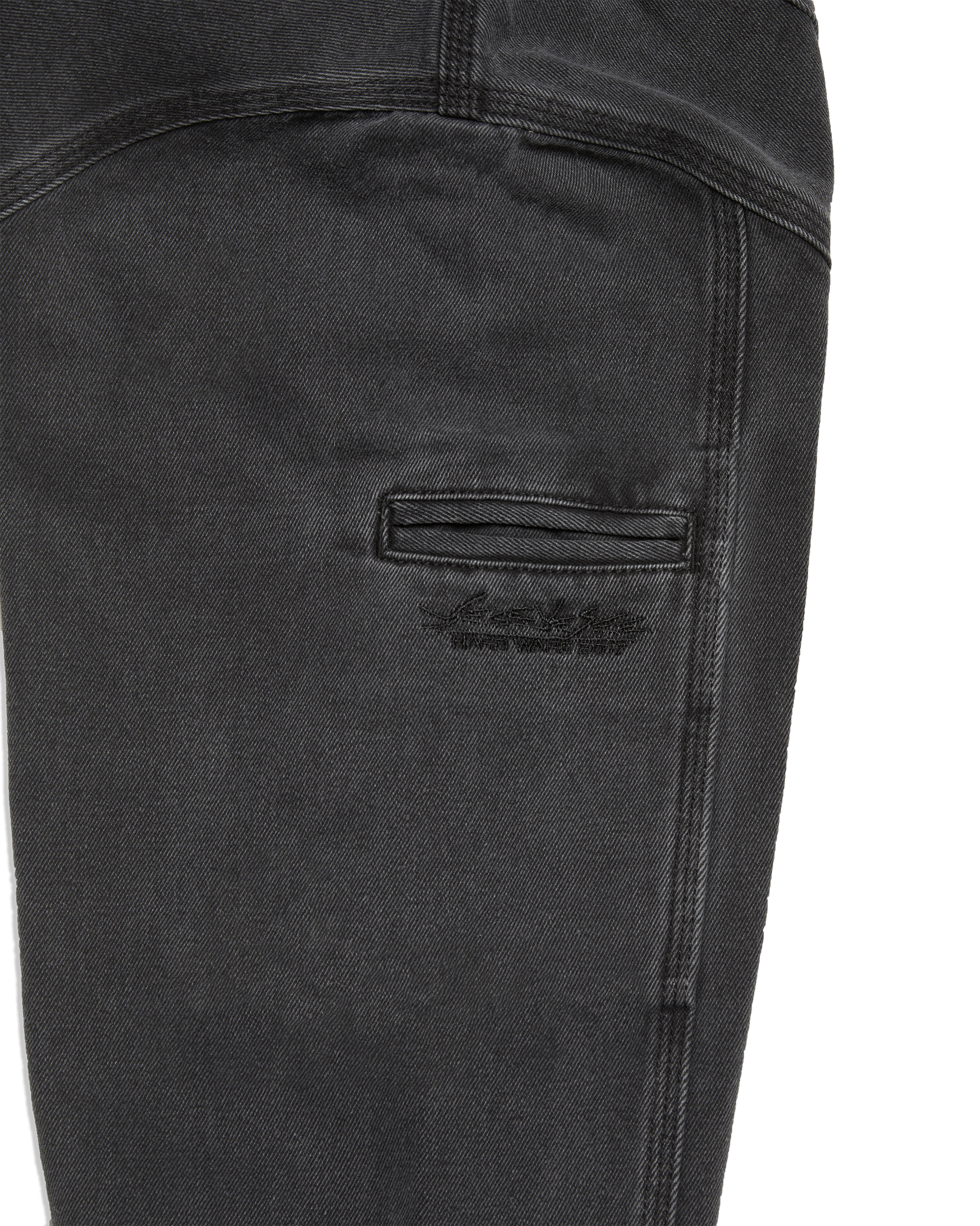 yeseyesee - Loose Fit Zip Up Denim Jacket (Black) product image 5 | TRAB K-Fashion Australia