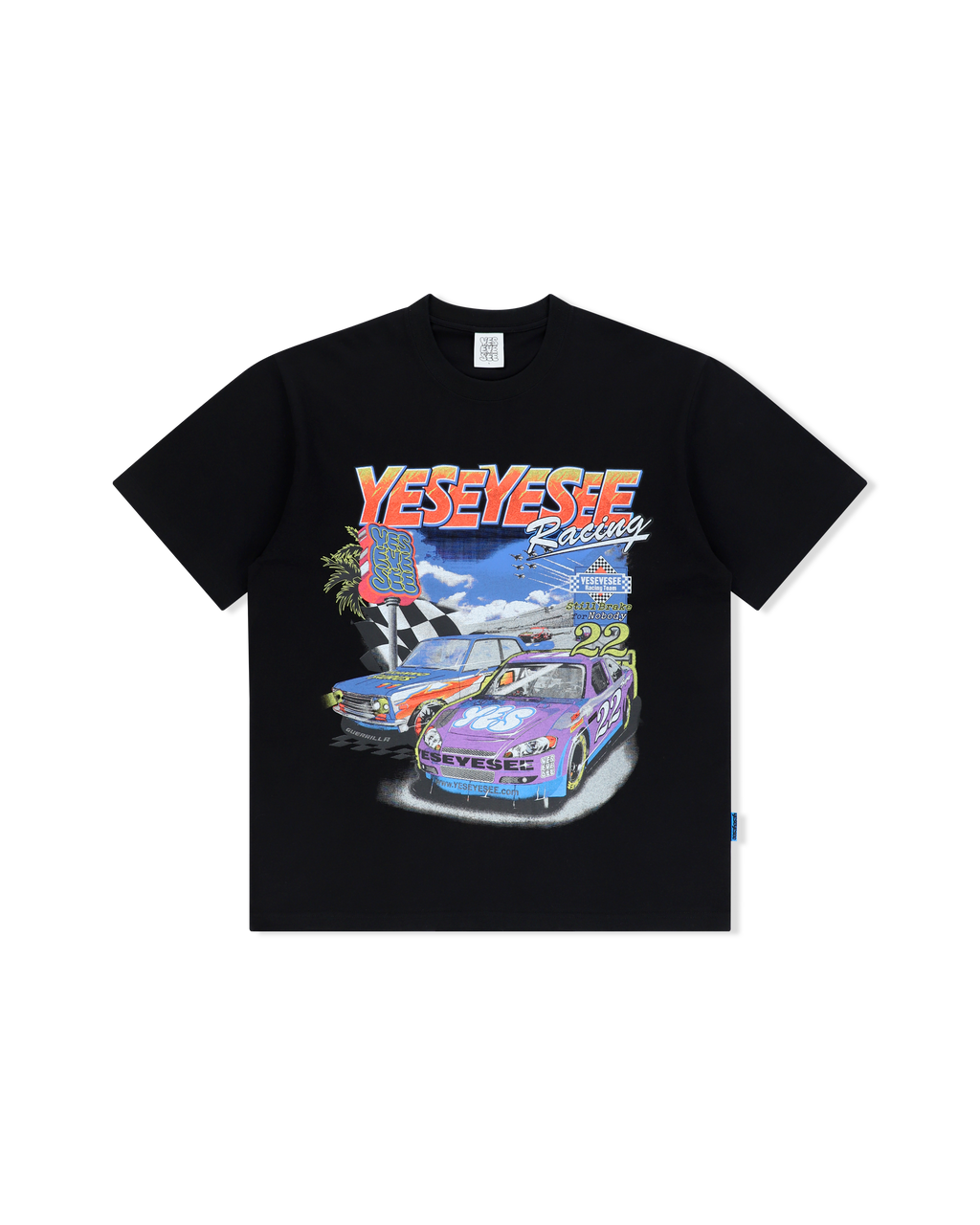 yeseyesee - Racing Tee (Black) product image 1 | TRAB K-Fashion Australia