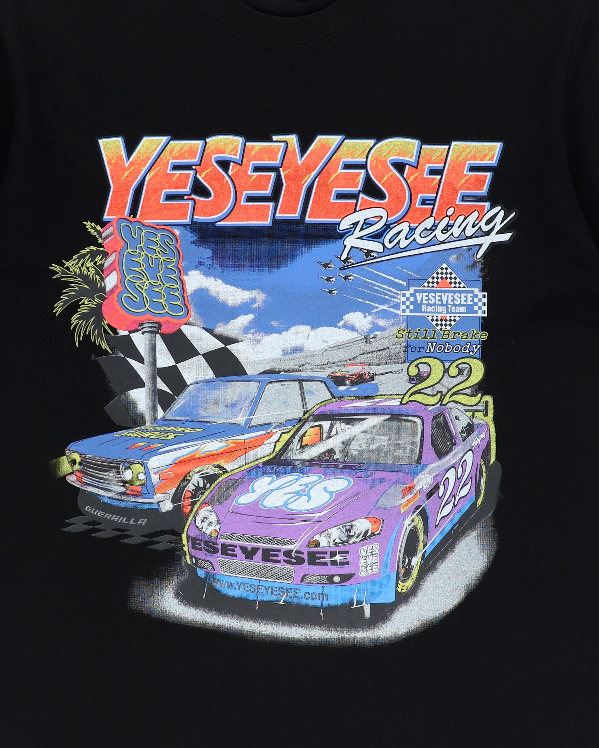yeseyesee - Racing Tee (Black) product image 6 | TRAB K-Fashion Australia