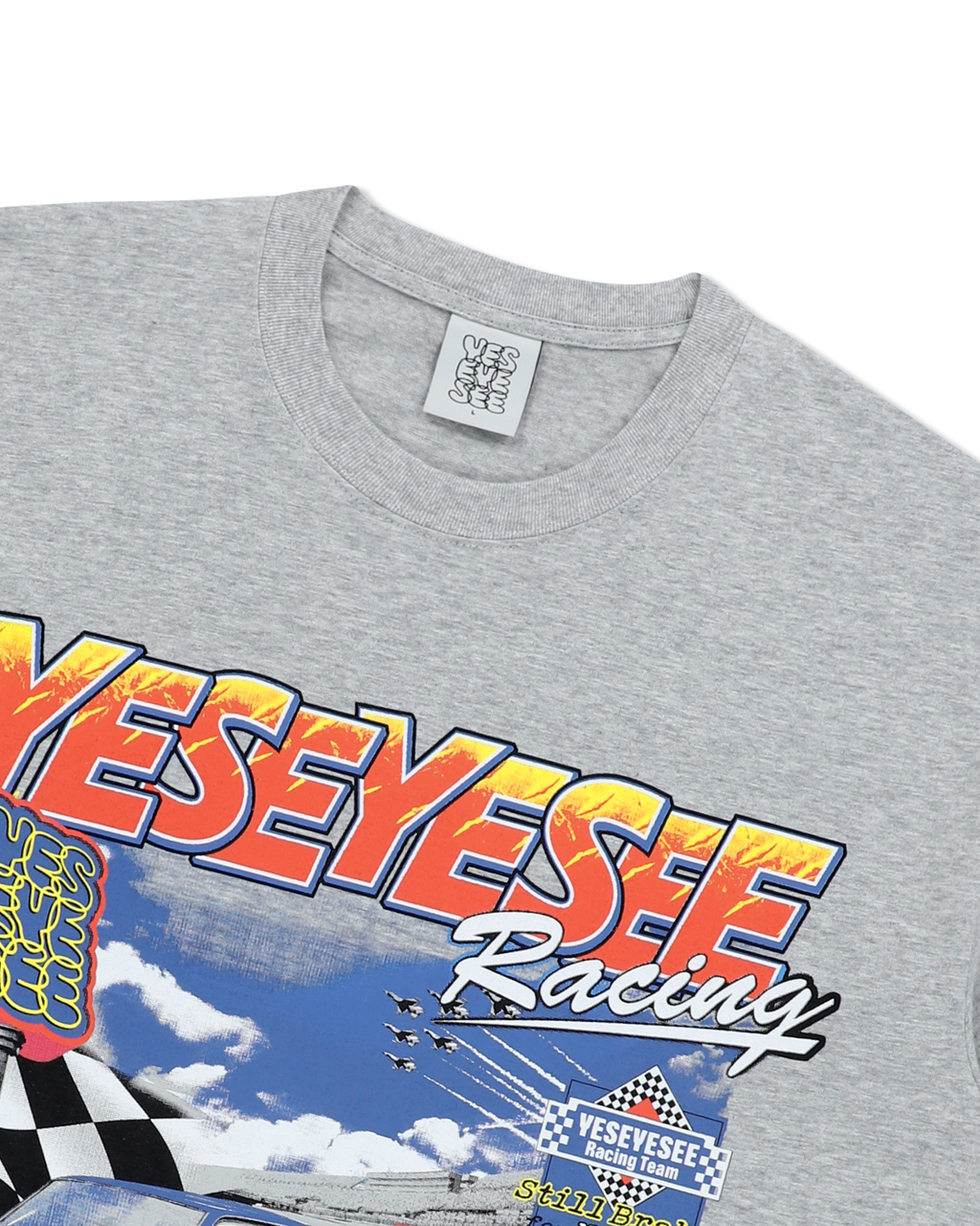 yeseyesee - Racing Tee (Grey) product image 5 | TRAB K-Fashion Australia