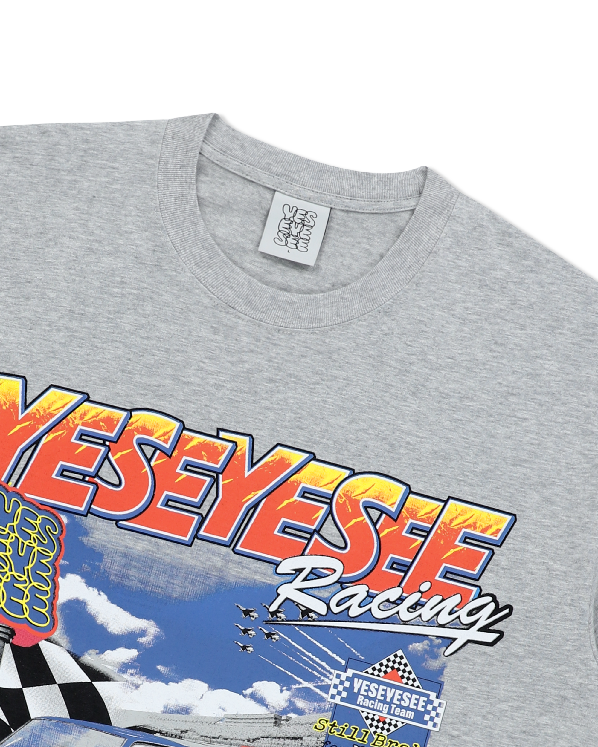 yeseyesee - Racing Tee (Grey) product image 5 | TRAB K-Fashion Australia