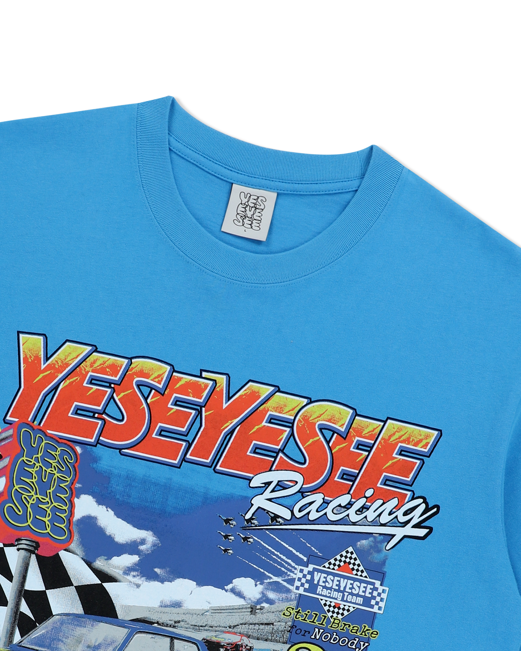 yeseyesee - Racing Tee (Sky Blue) product image 5 | TRAB K-Fashion Australia