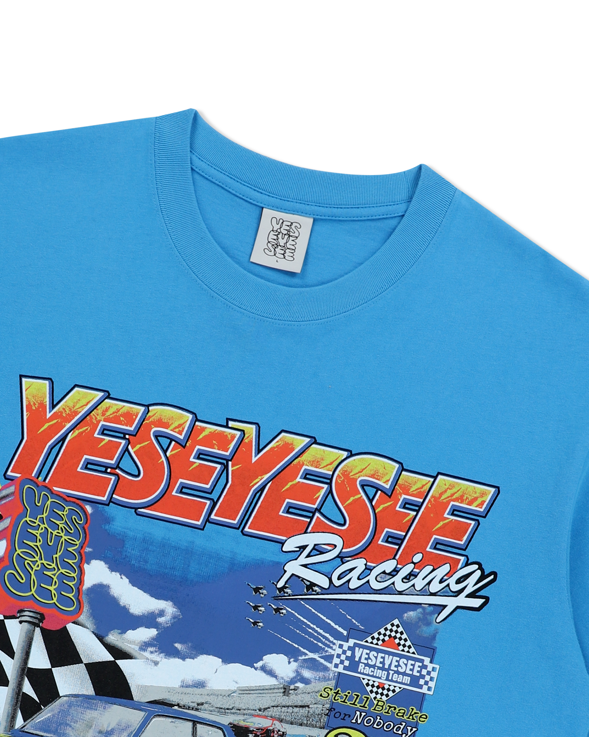 yeseyesee - Racing Tee (Sky Blue) product image 5 | TRAB K-Fashion Australia
