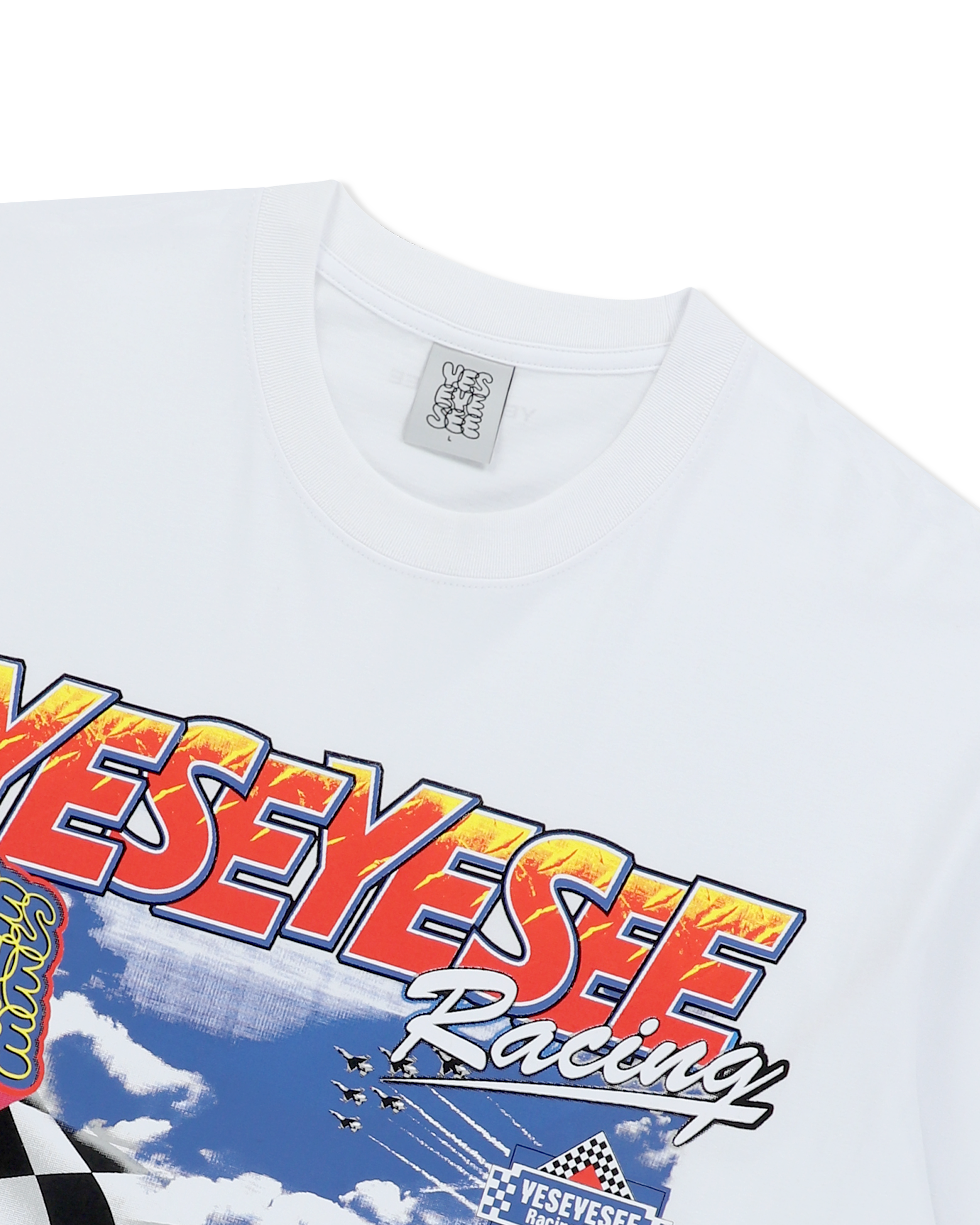 yeseyesee - Racing Tee (White) product image 5 | TRAB K-Fashion Australia