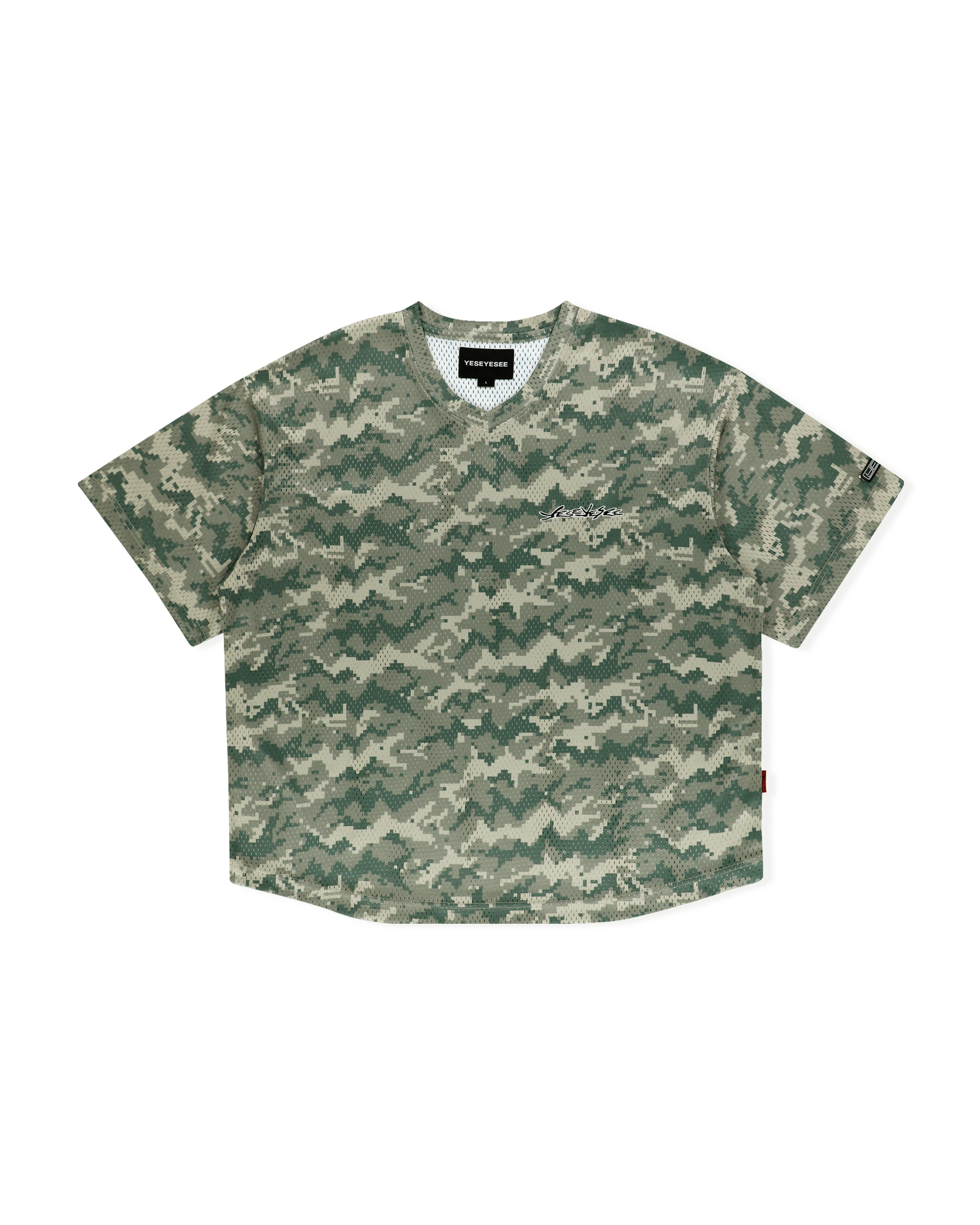 yeseyesee - SN Camo Football Tee (Jungle) product image 1 | TRAB K-Fashion Australia