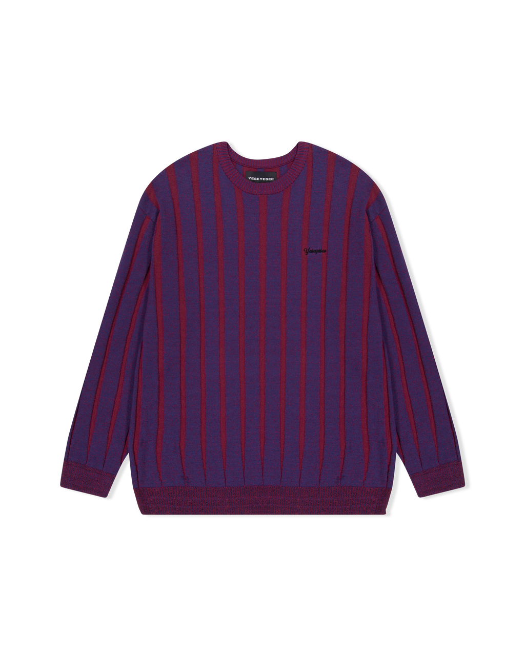 yeseyesee - Stipe Knit Pullover (Navy) product image 1 | TRAB K-Fashion Australia