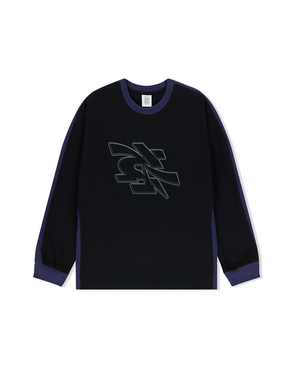 yeseyesee - Side Rib L/S (Black) product image 1 | TRAB K-Fashion Australia
